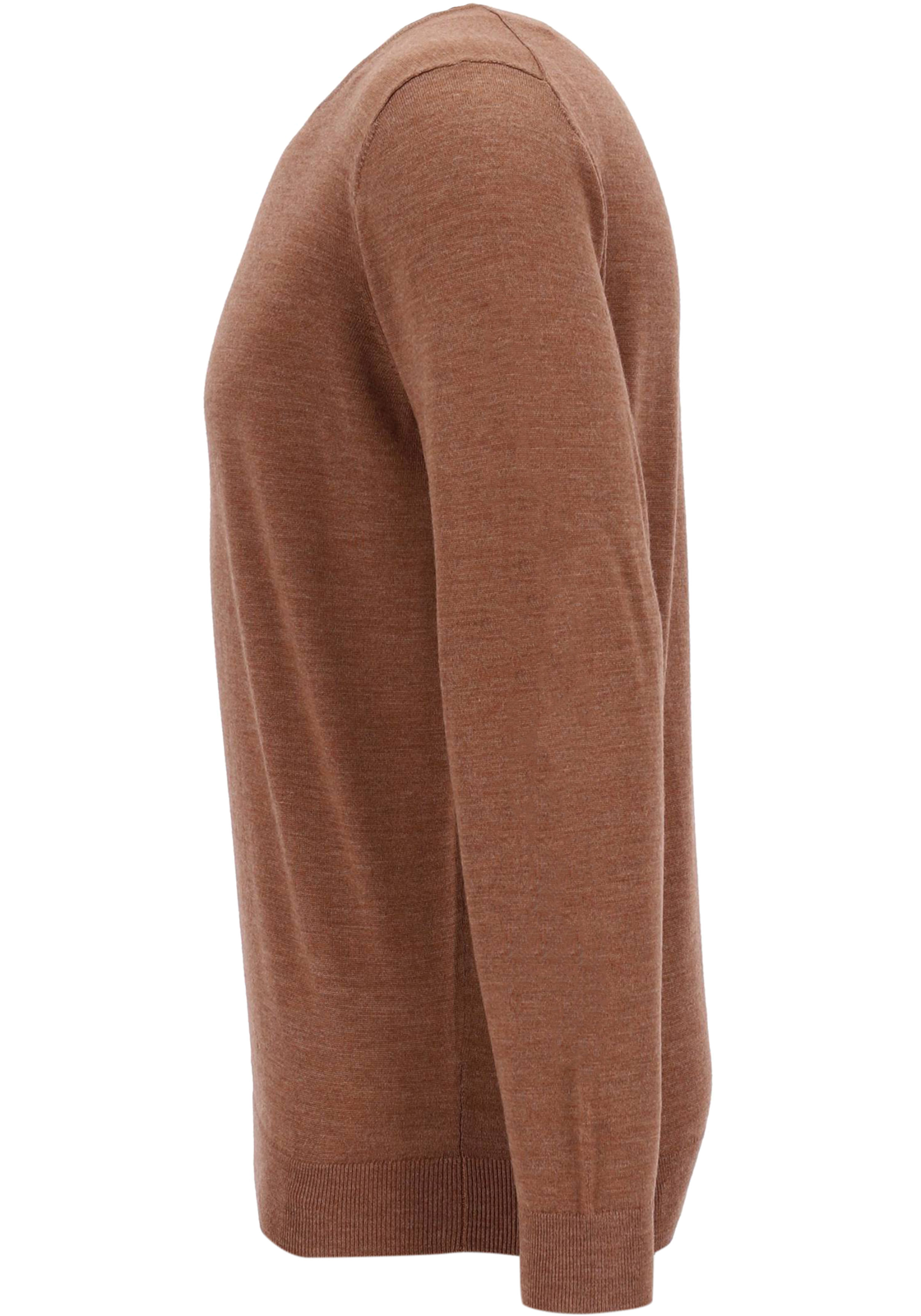 MARVELIS modern fit trui wol, O-hals, noga bruin MARVELIS modern fit trui wol, O-hals, noga bruin