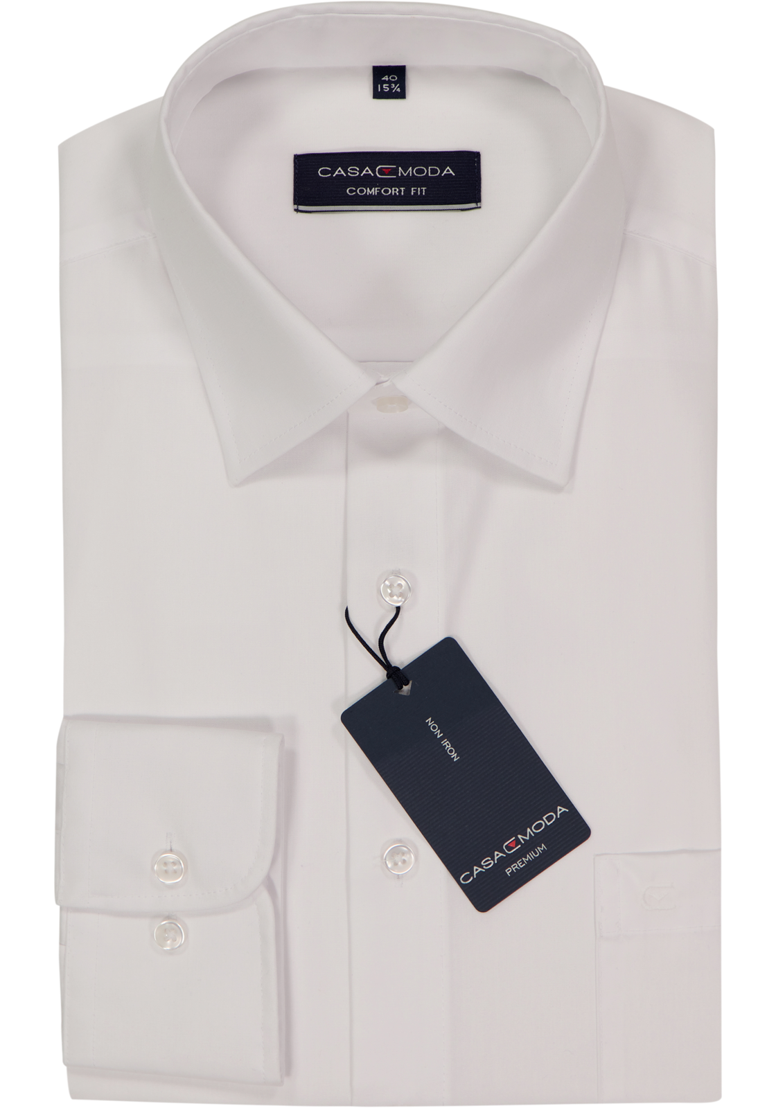 CASA MODA comfort fit overhemd, wit CASA MODA comfort fit overhemd, wit