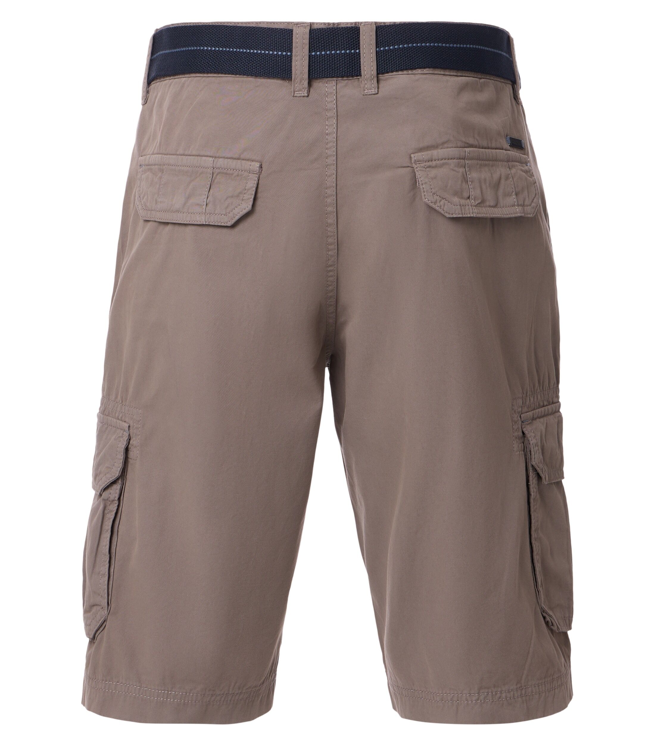 CASA MODA shorts BEN, heren cargo korte broek, zilvergrijs