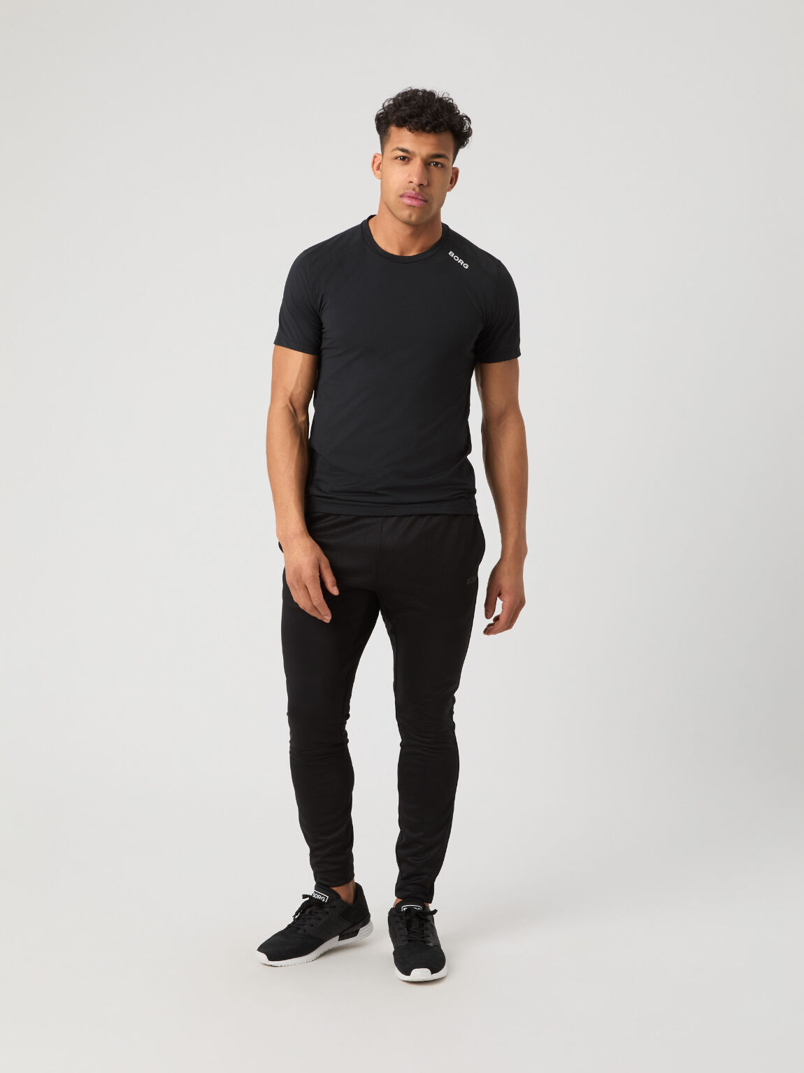 Bjorn Borg Essential Active Pants, heren sportbroek, zwart