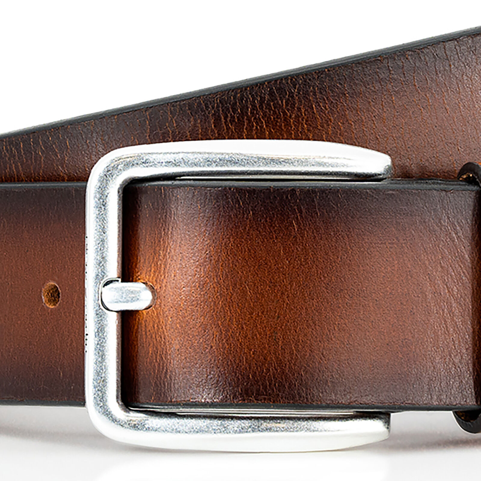PIERRE CARDIN leren heren riem, cognac