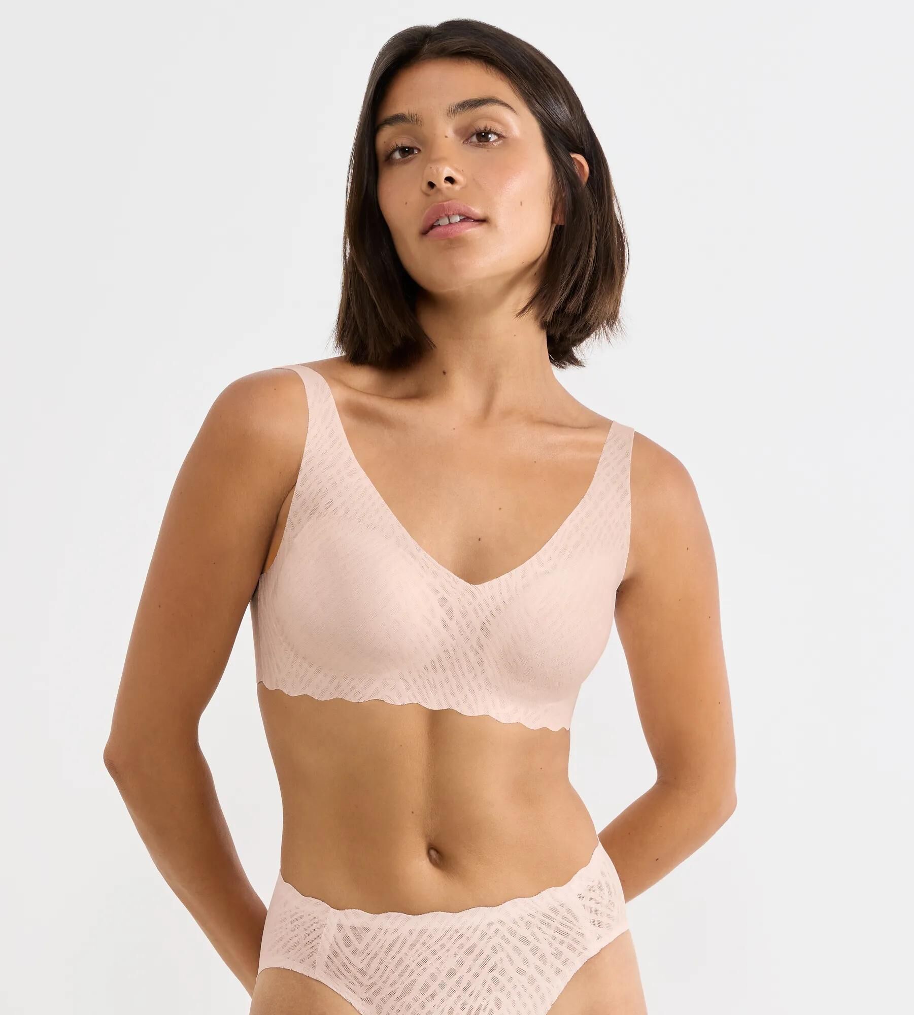 Sloggi Women ZERO Feel Bliss Soft bra, BH, heel lichtroze