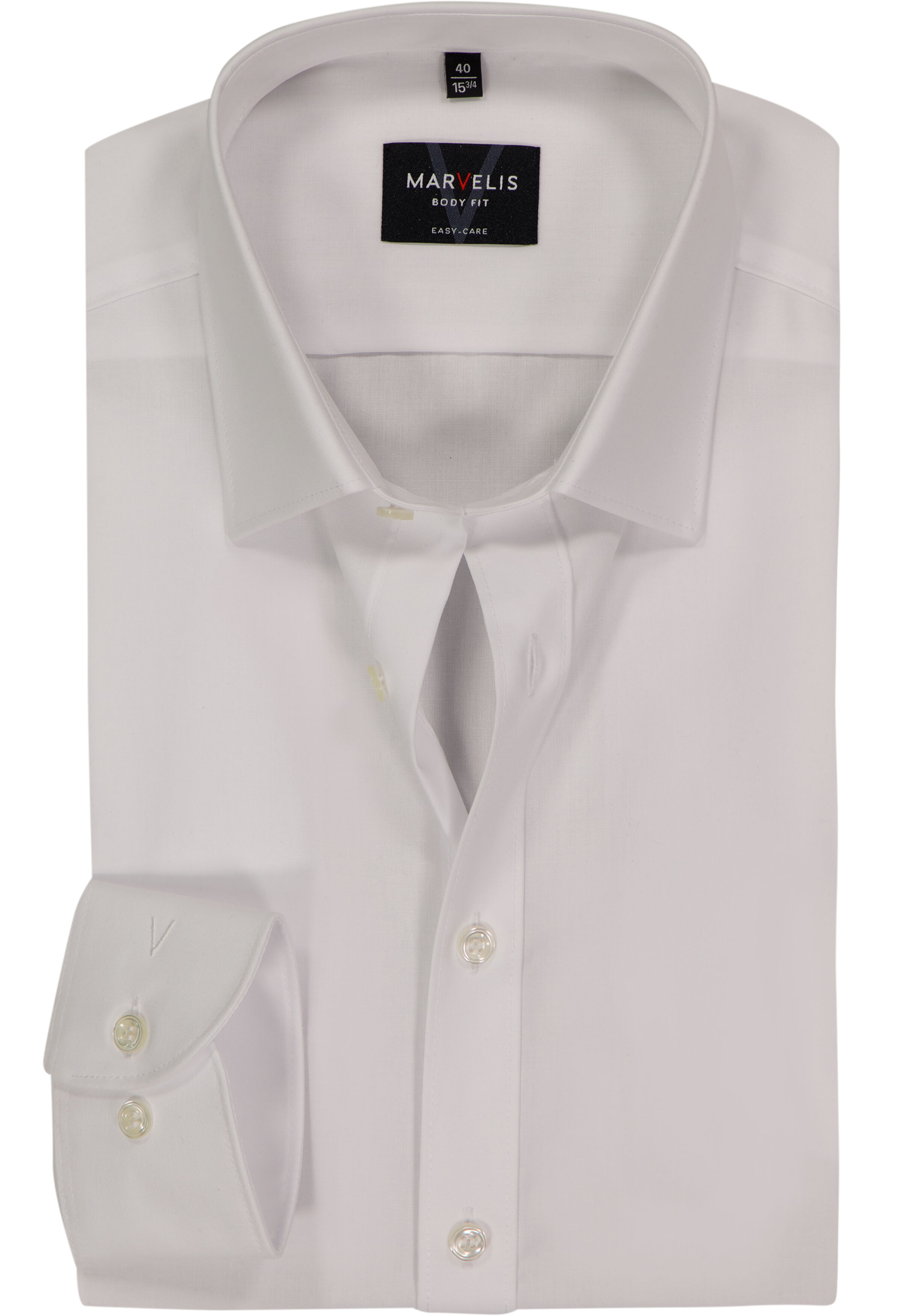MARVELIS body fit overhemd, wit