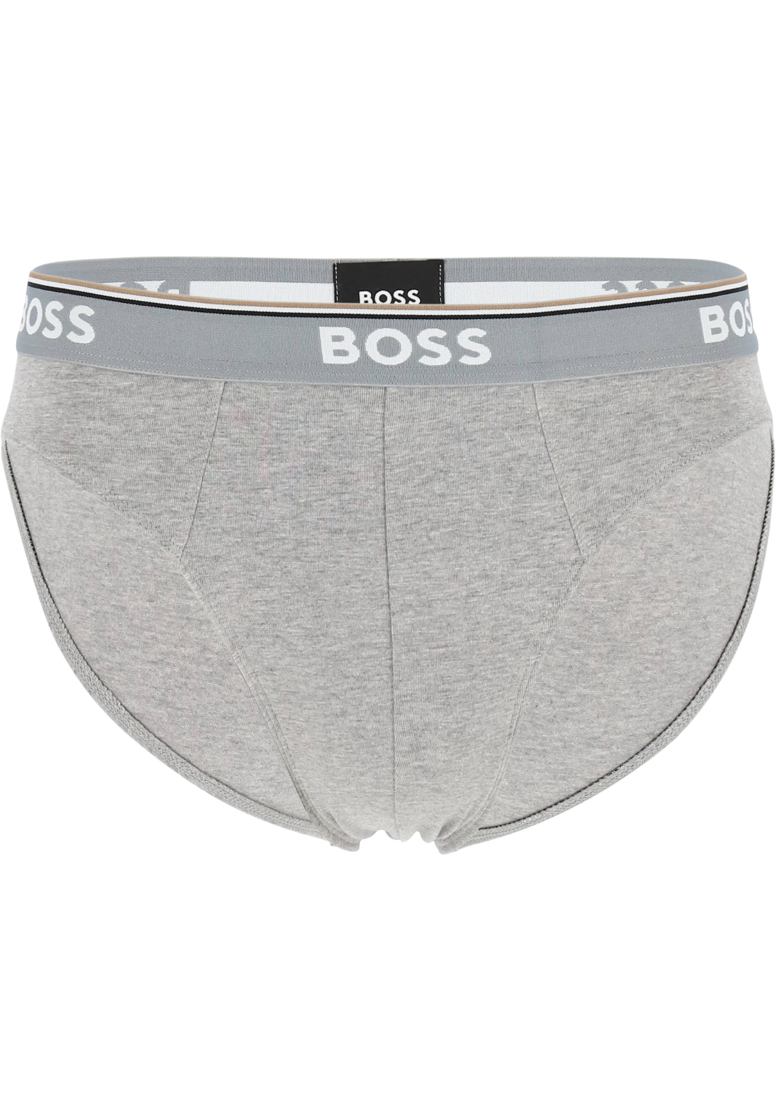 04-4063534486463_HB_Slips_3p_HR HUGO BOSS Power briefs (3-pack), heren slips, zwart, grijs, wit