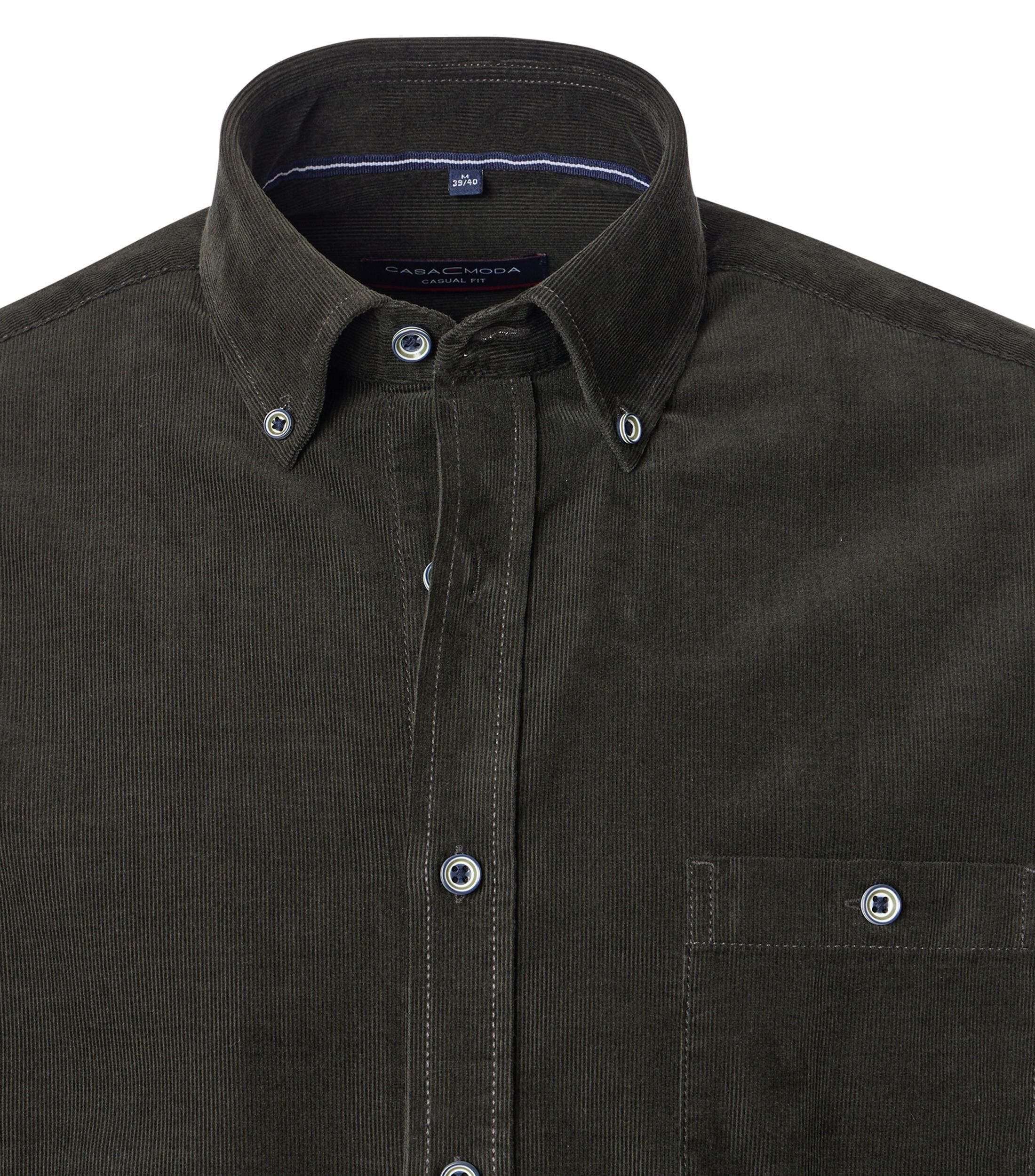 CASA MODA Sport casual fit overhemd, , groen - 444310900-300