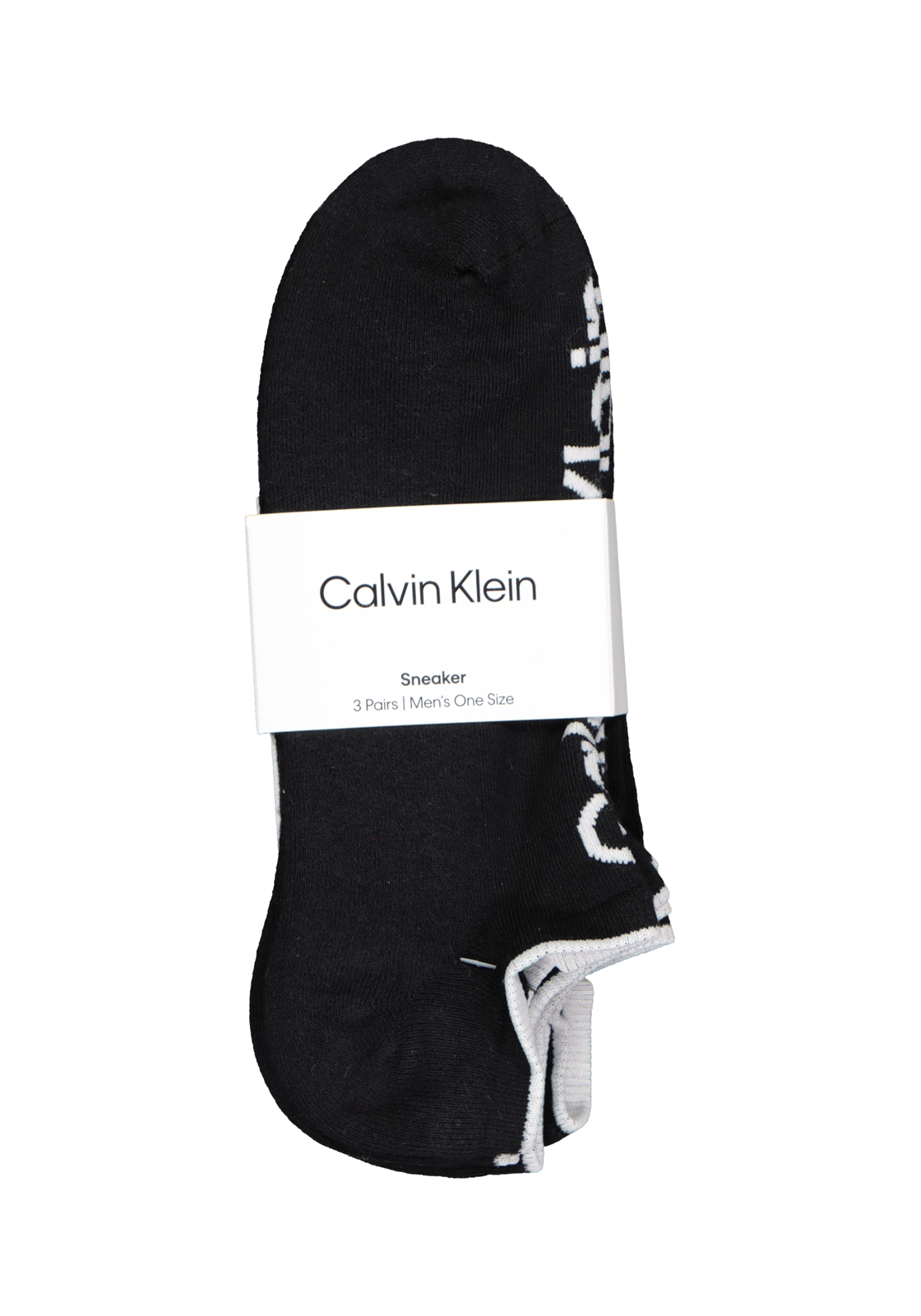 08-8720245219570_ck_sokken_3p_HR Calvin Klein herensokken Grant (3-pack), onzichtbare lage sportsokken, zwart