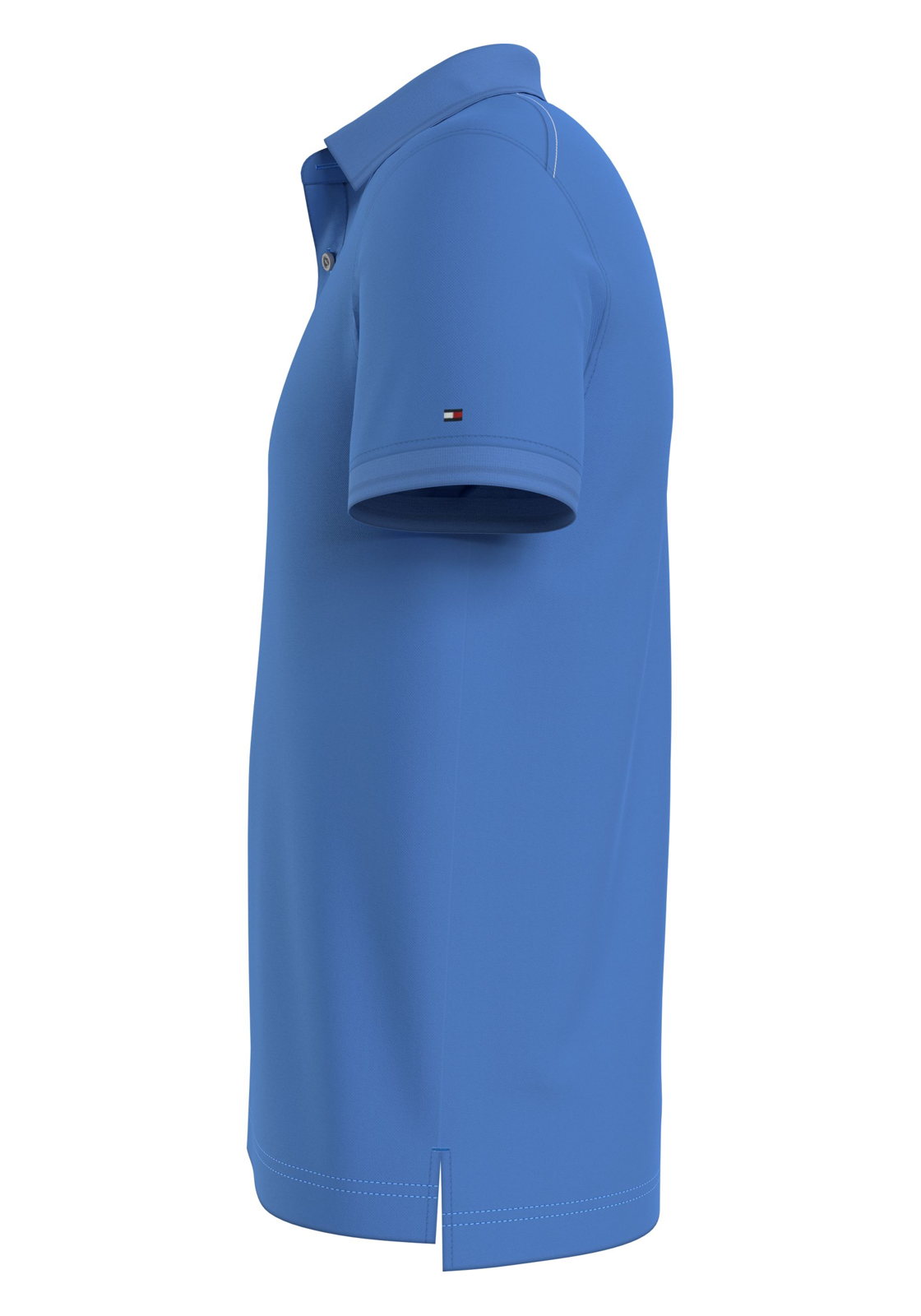image_5_MW0MW34747C30_D2_C4101wid2000amphei2000ampop_usm1710 Tommy Hilfiger Dc Es Mercerized Pique Slim Polo, heren poloshirt, middenblauw