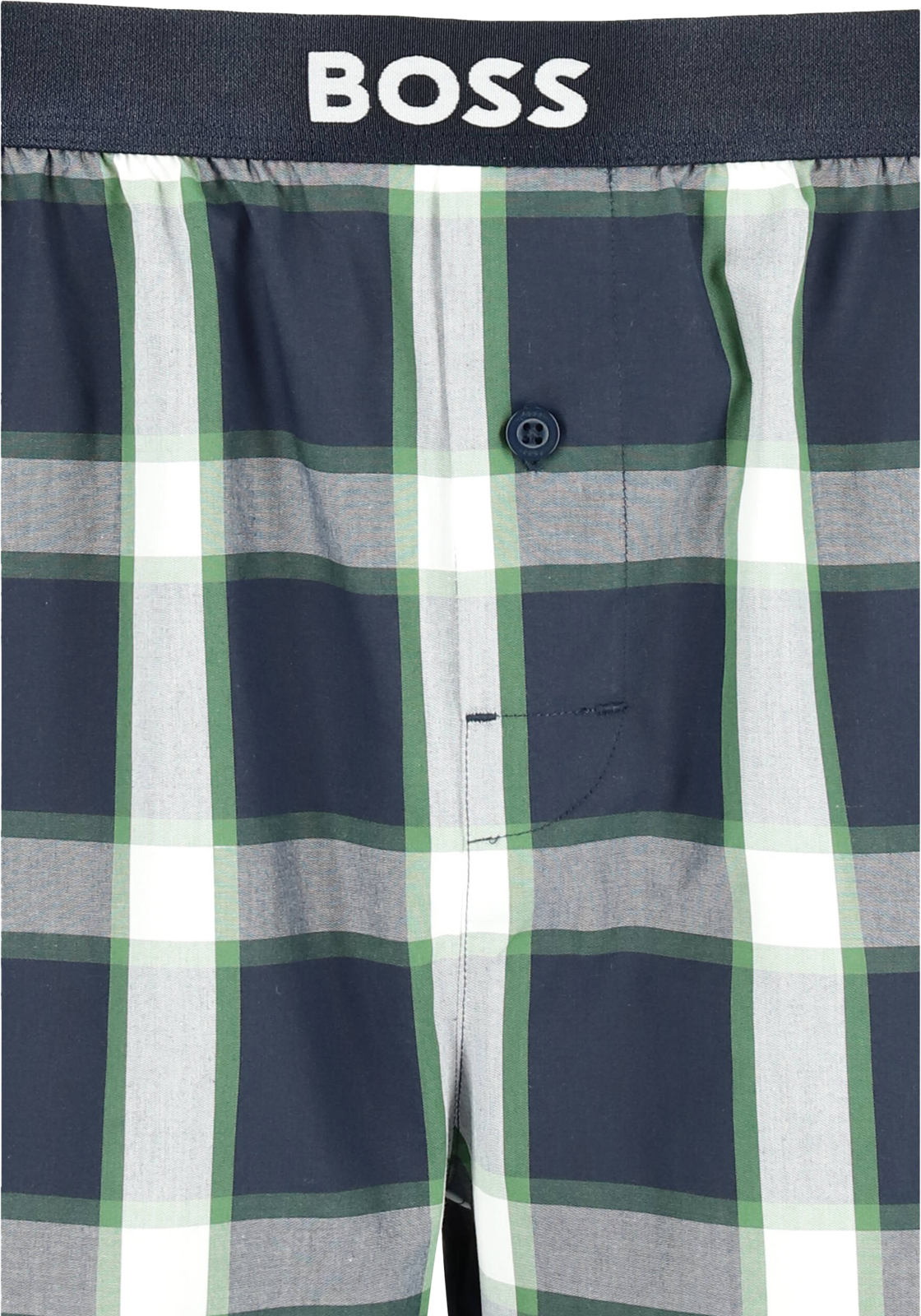 7-4063541165719-Hugo_Boss-HB_PJ_Groen_50488084348_detail_HR BOSS Long Set, heren lounge set, blauw met groen-blauw geruite broek