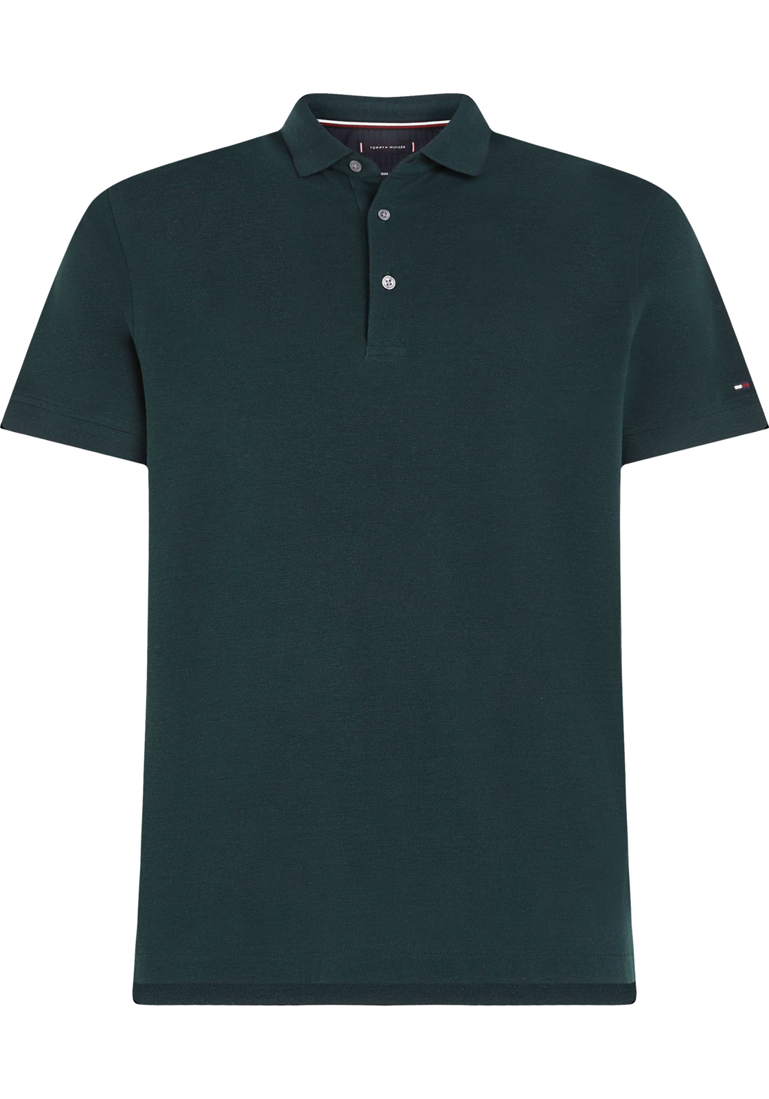 image_2_MW0MW347560GY_F_C4101wid2000amphei2000ampop_usm1710 Tommy Hilfiger Dc Oxford Modal Regular Polo, heren poloshirt, blauw