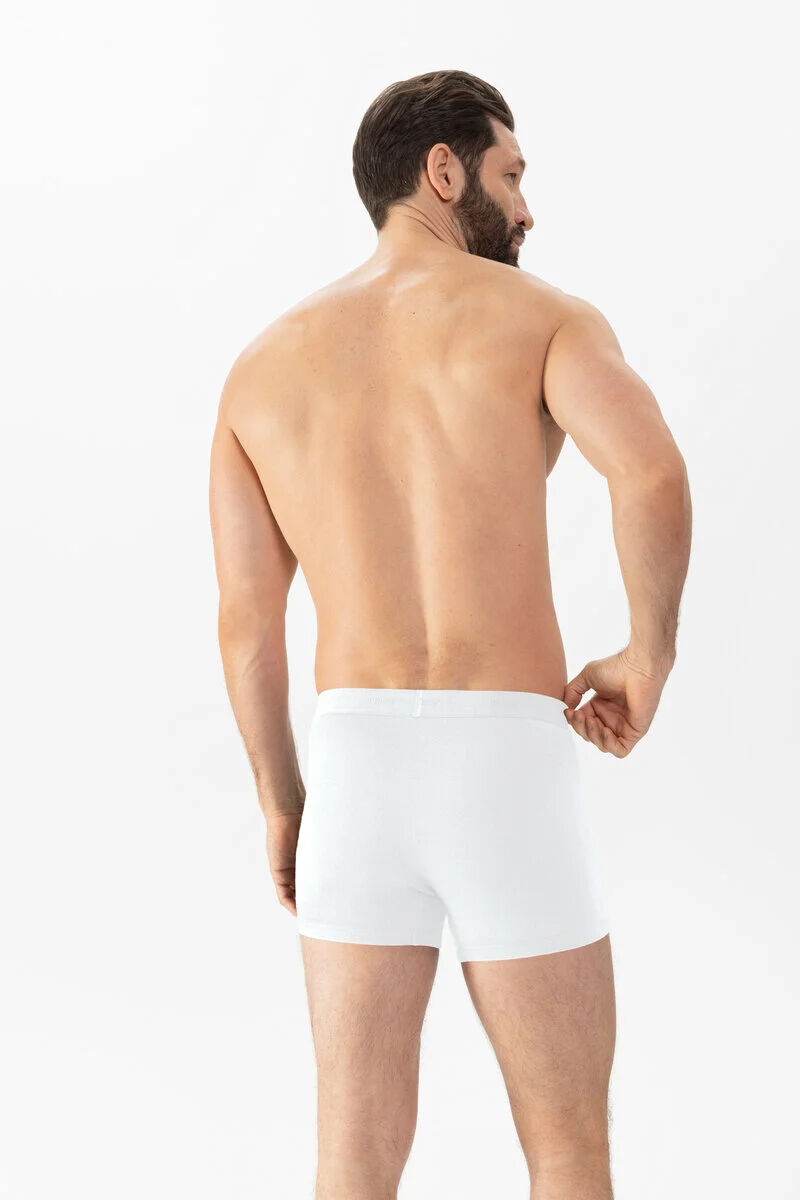 Mey heren trunk shorty Comfort Cotton, trunk boxers kort, wit