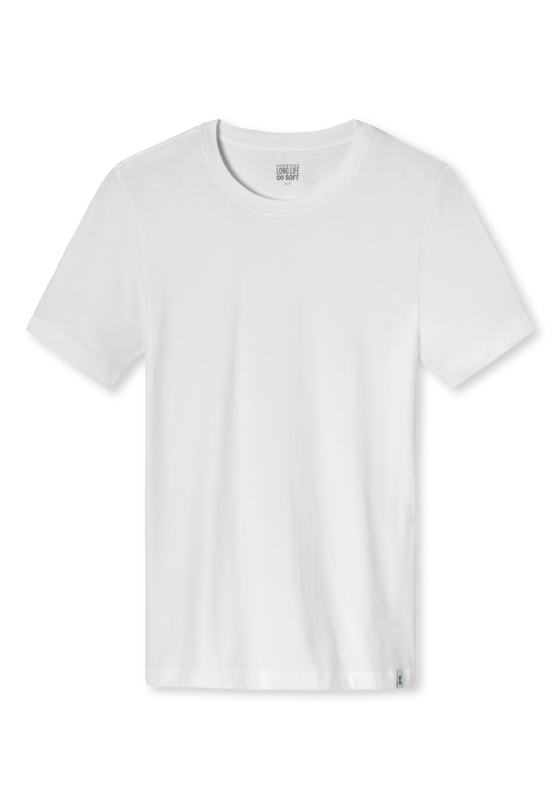 SCHIESSER Long Life Soft T-shirt (1-pack), heren shirt korte mouwen wit SCHIESSER Long Life Soft T-shirt (1-pack), heren shirt korte mouwen wit