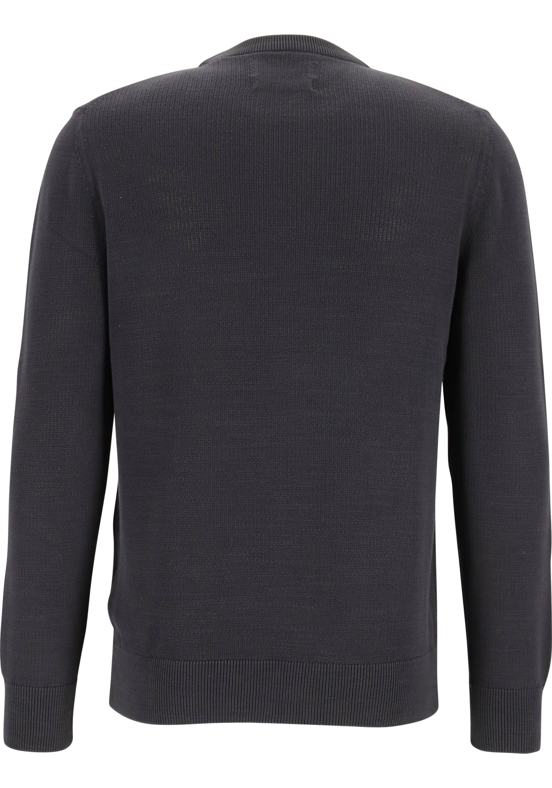 3-7325868277764-Marc_OPolo-MP_TR_zwart_328502360124990_360_HR Marc O'Polo regular fit pullover, heren trui katoen met O-hals, zwart (middeldik)