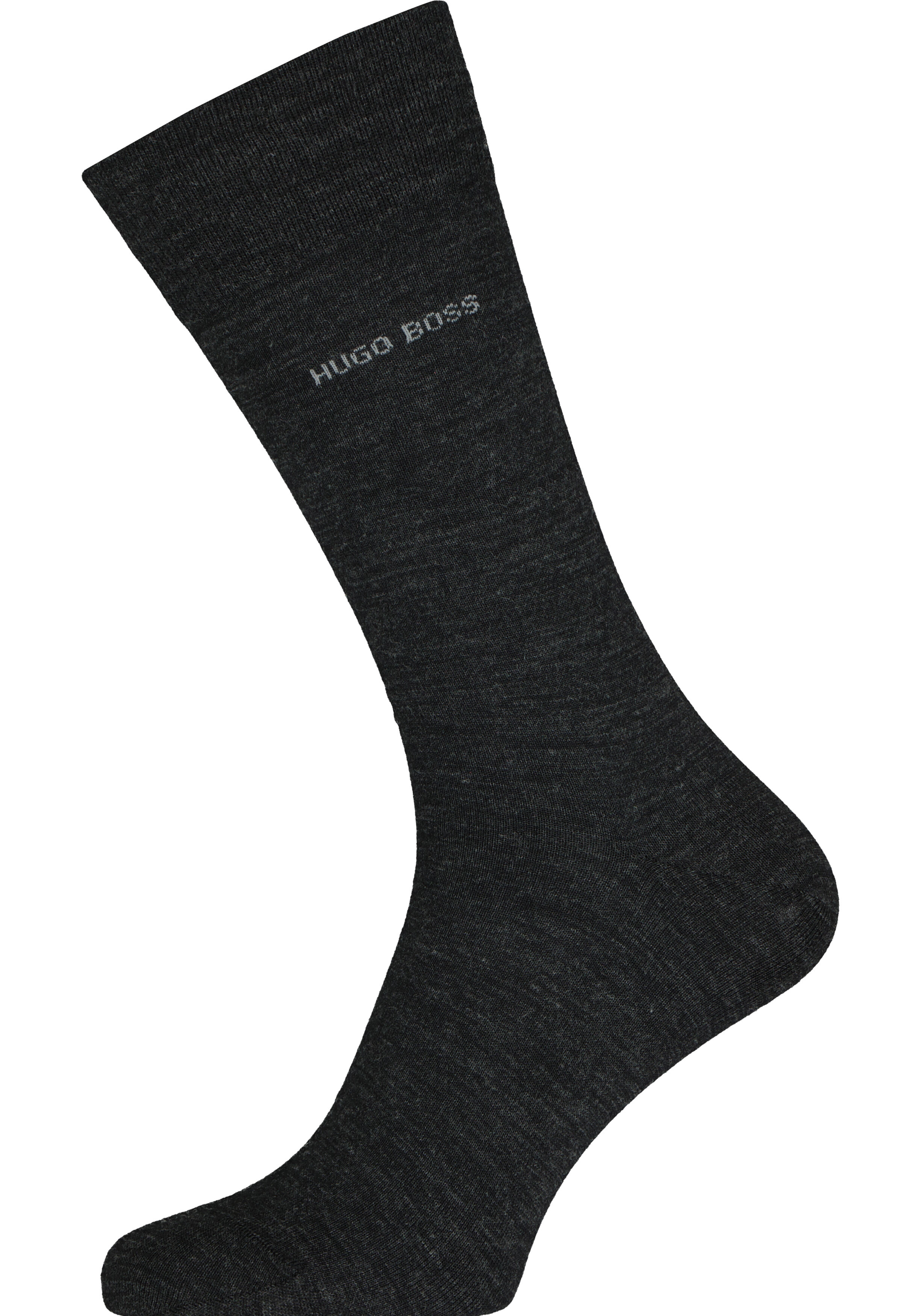 HUGO BOSS John uni (1-pack), herensokken wol met katoen, antraciet