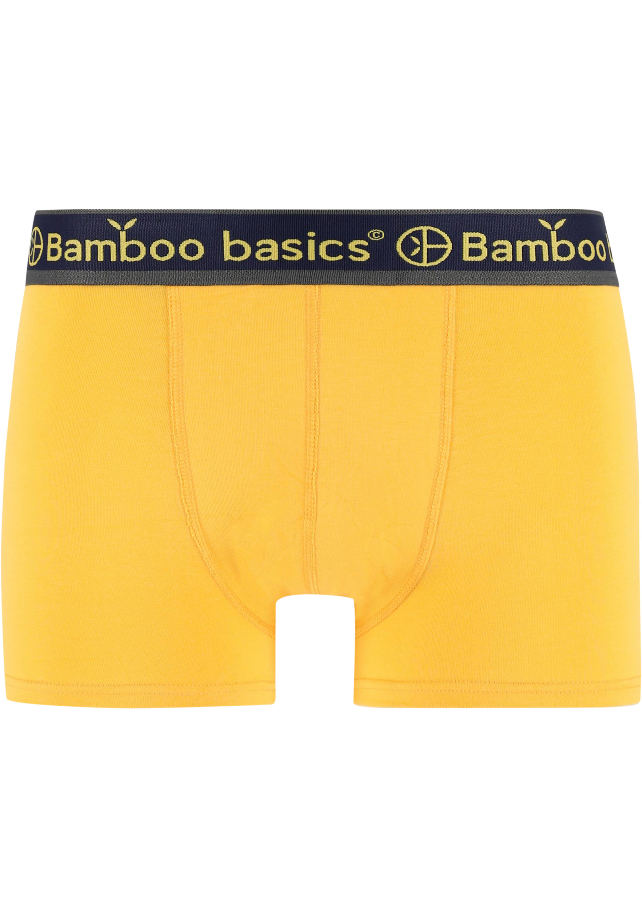 Bamboo Basics Liam trunk boxershorts (3-pack), heren korte boxershort, rood, zwart, oker