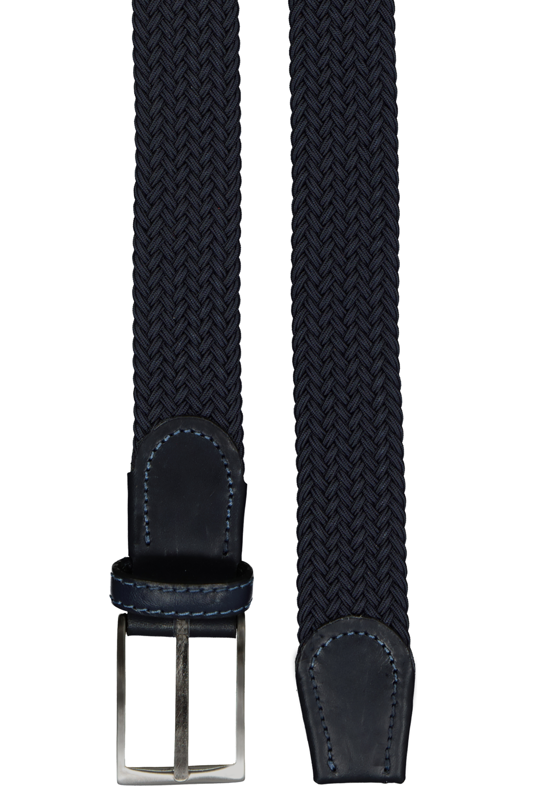 2-4032057130597-lindenmann-riem_HR LINDENMANN elastische heren riem, marineblauw