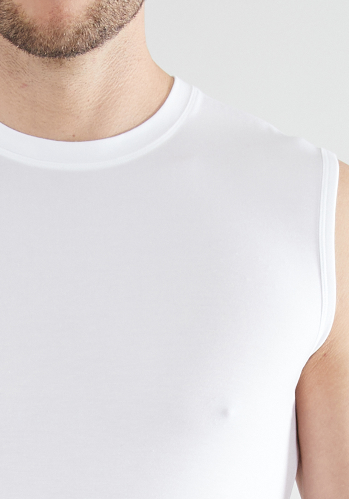 Gotzburg heren singlet O-hals (1-pack), wit Gotzburg heren singlet O-hals (1-pack), wit