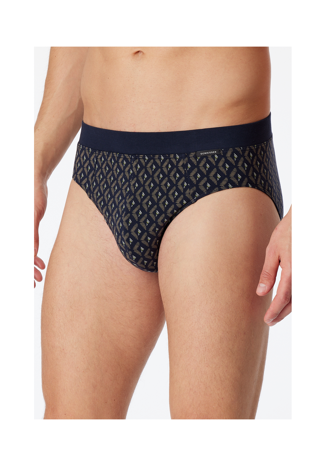 image_3_180205-303_3_1280x1280 SCHIESSER Fine Interlock slip (1-pack), heren minislip fijn gedessineerd bruin-grijs