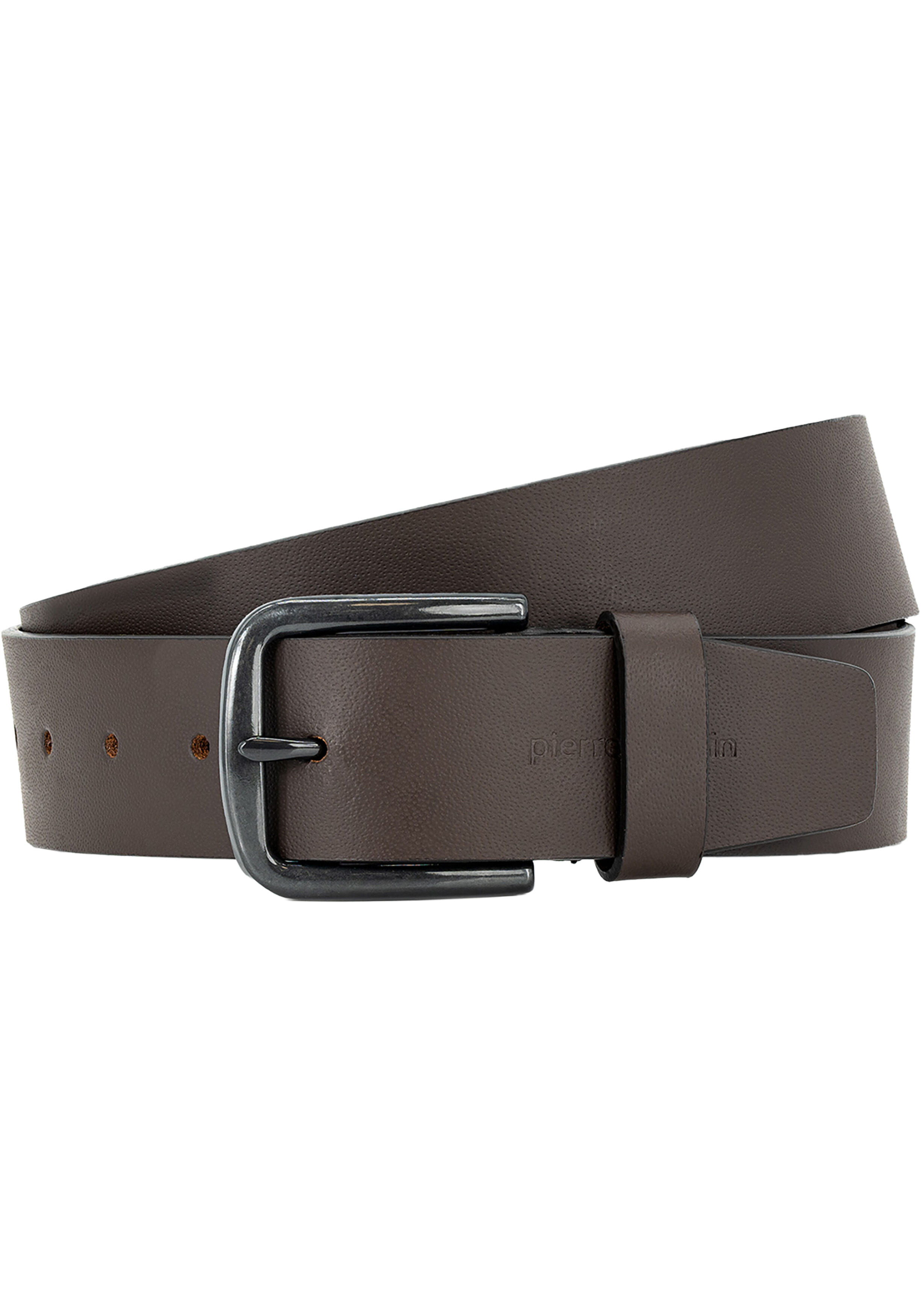 PIERRE CARDIN leren heren riem, bruin