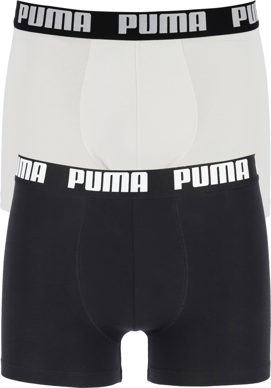 Puma Basic Boxer heren (2-pack), zwart en wit Puma Basic Boxer heren (2-pack), zwart en wit