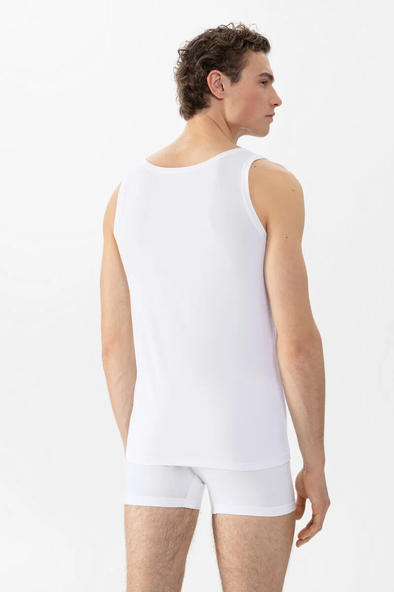 Mey heren tank top Comfort Cotton, singlet, wit