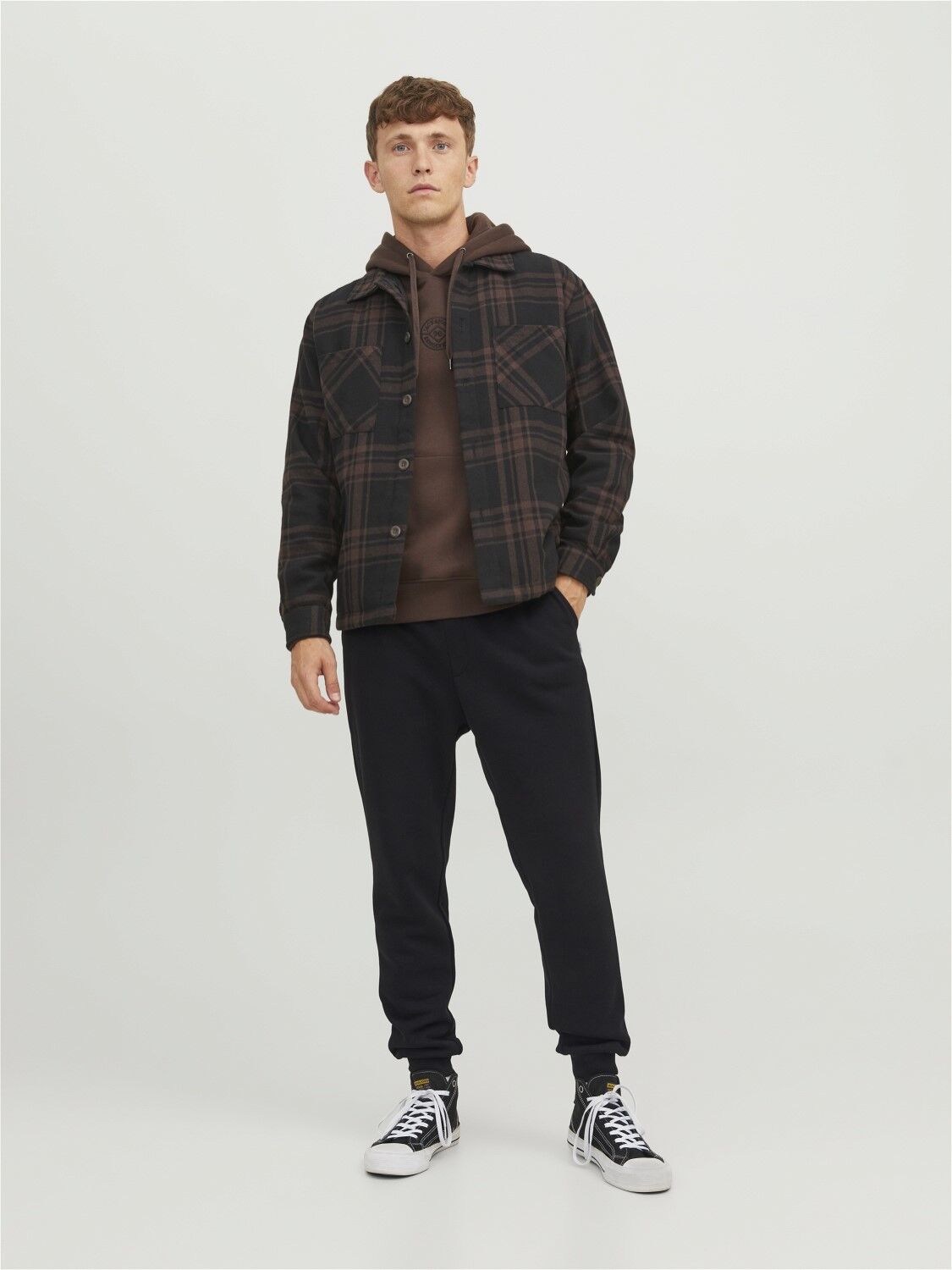 JACK & JONES Gordon Bradley Sweat Pant regular fit, heren joggingbroek, zwart