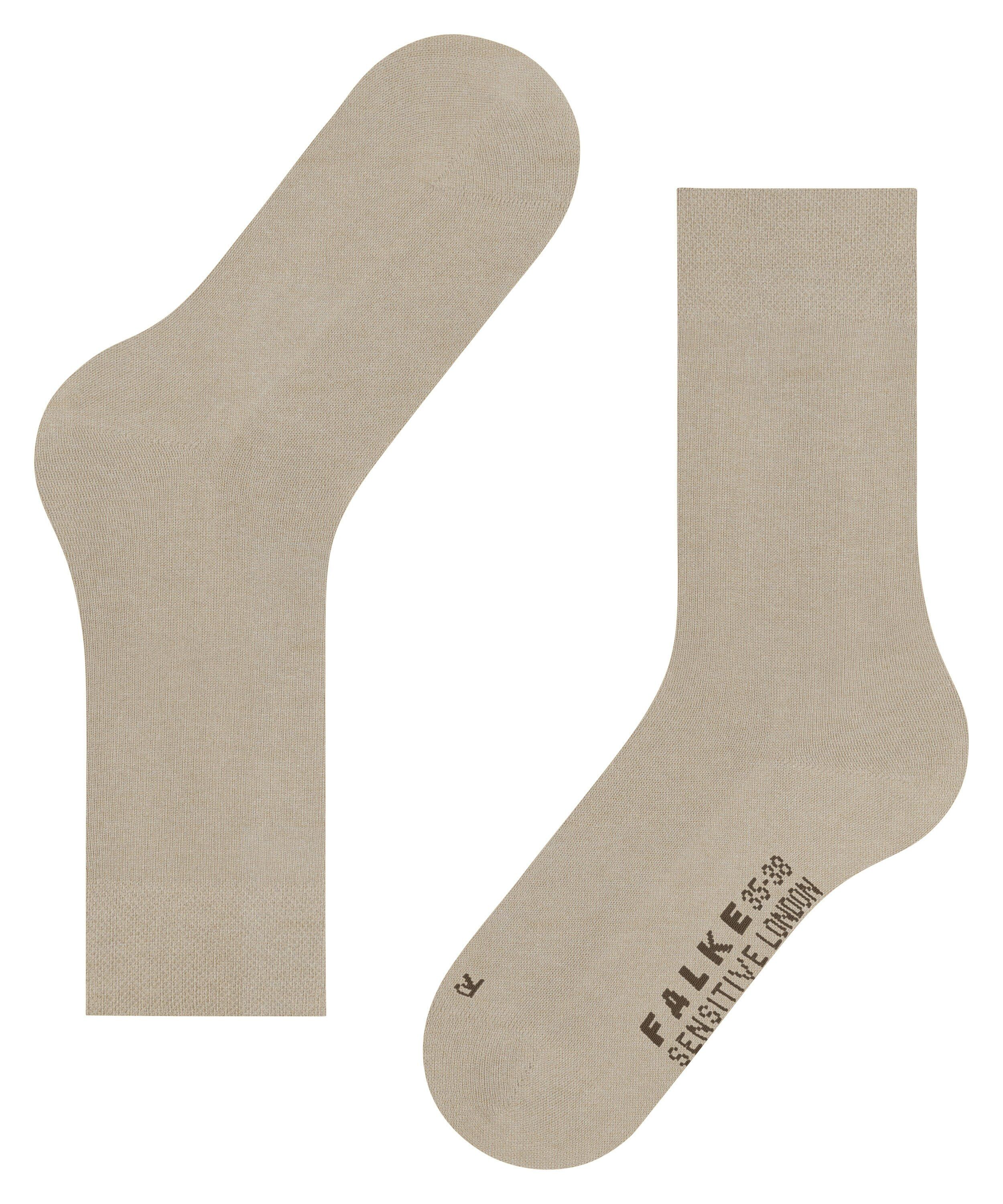FALKE Sensitive London damessokken, beige (linen melange)