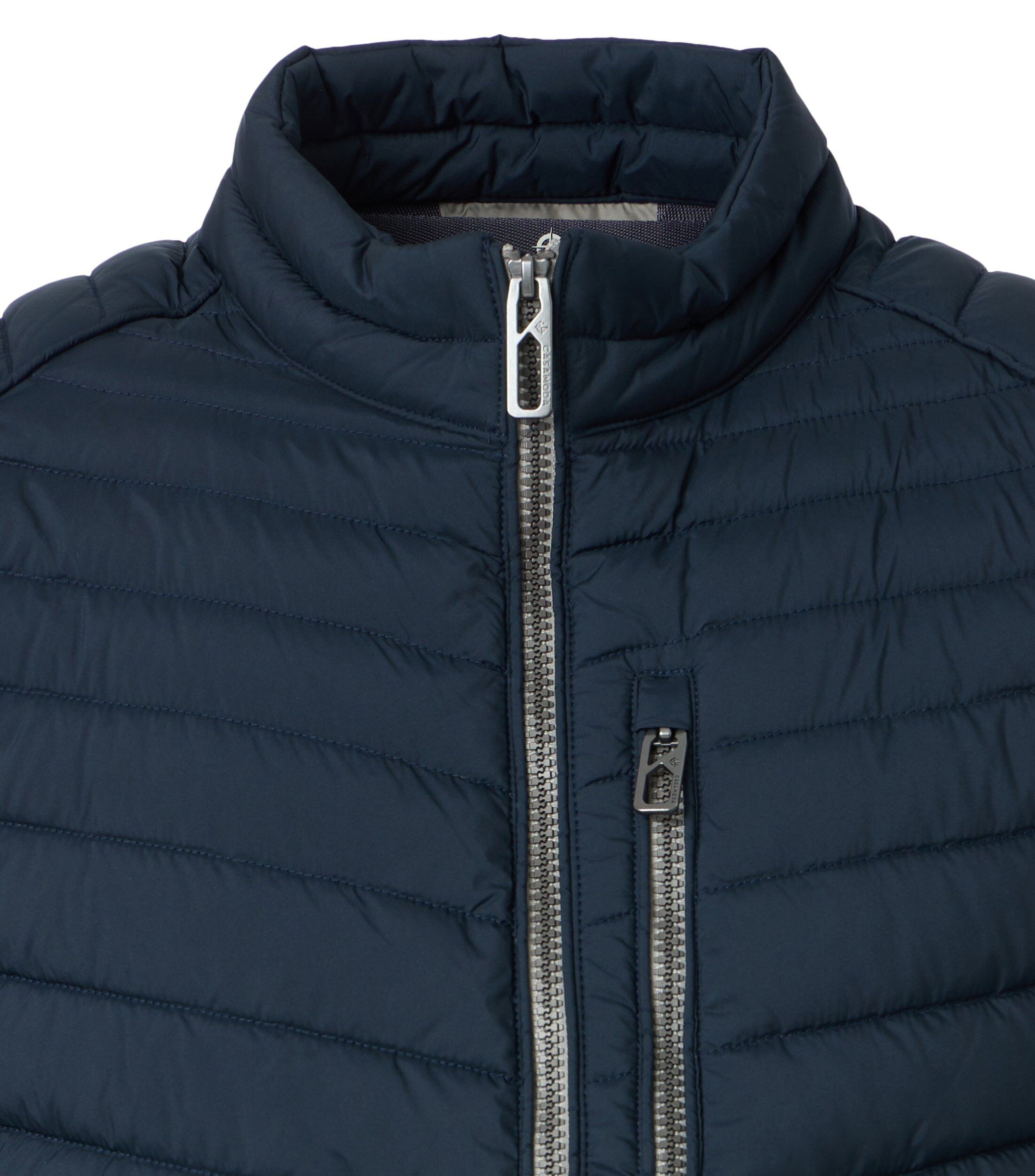 CASA MODA comfort fit bodywarmer, blauw, wit