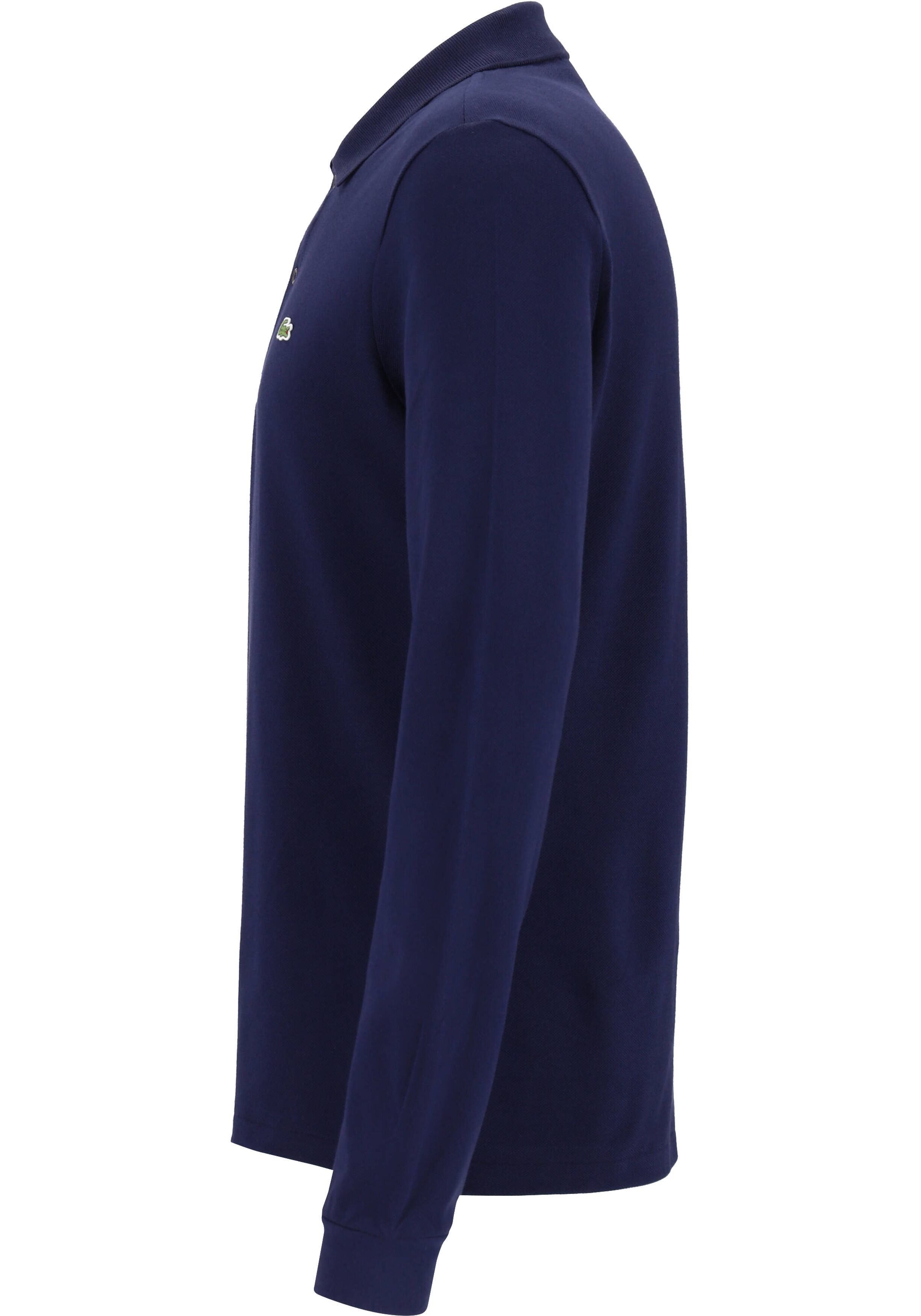 Lacoste Classic Fit polo lange mouw, navy blauw