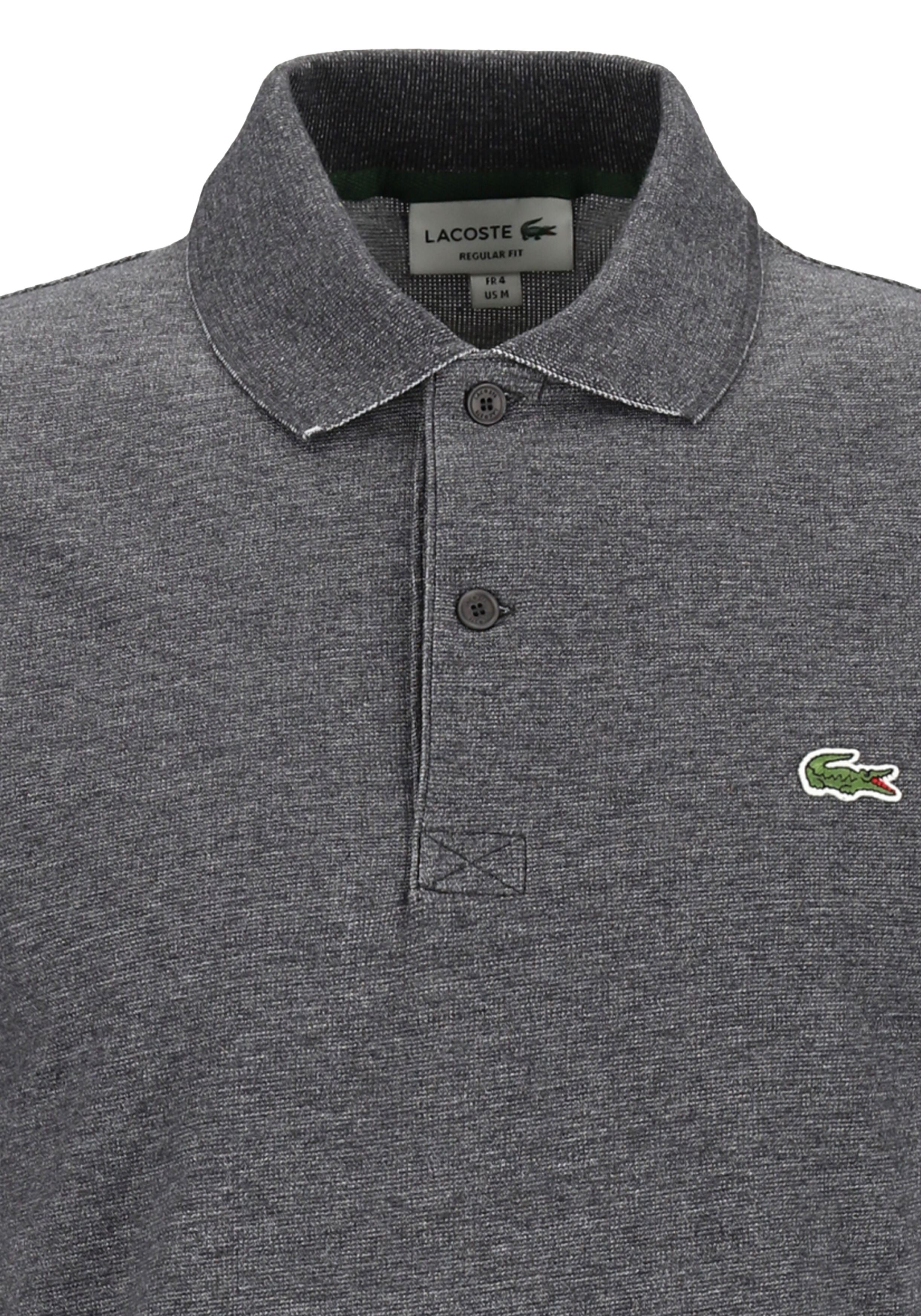 Lacoste Sport Polo Regular Fit stretch, antraciet grijs
