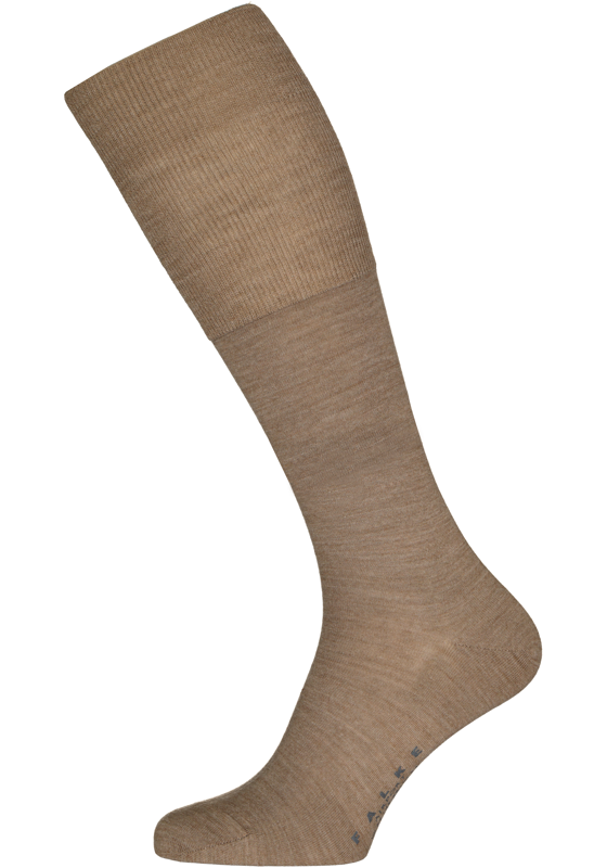 FALKE Airport heren kniekousen, lichtbruin (nutmeg melange) FALKE Airport heren kniekousen, lichtbruin (nutmeg melange)