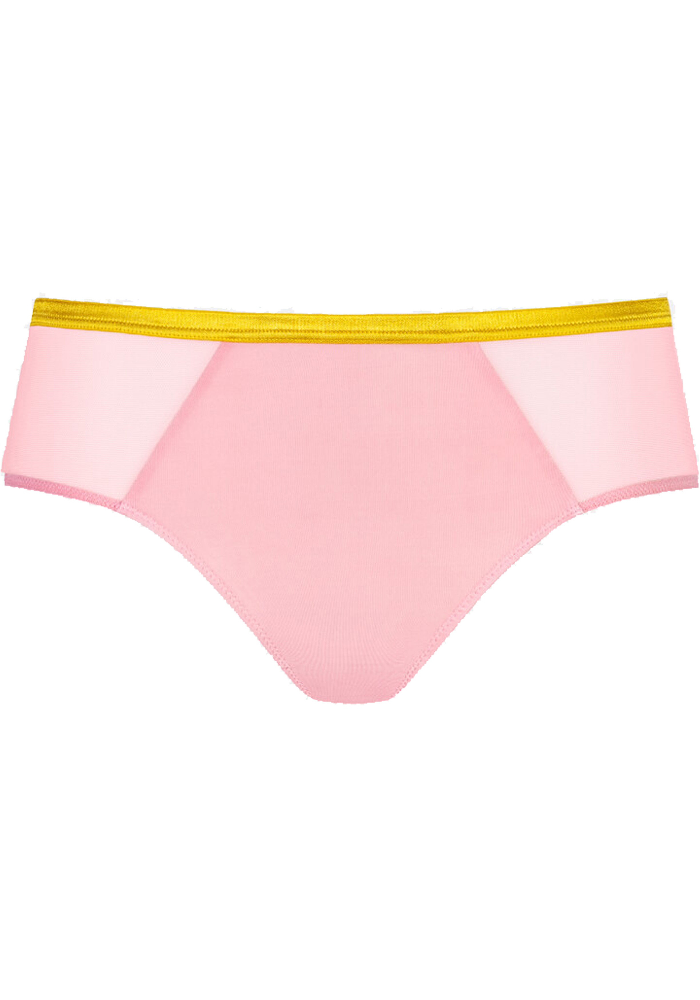 Mey dames hipster Poetry Almost Sheer, heupslip, roze met geel
