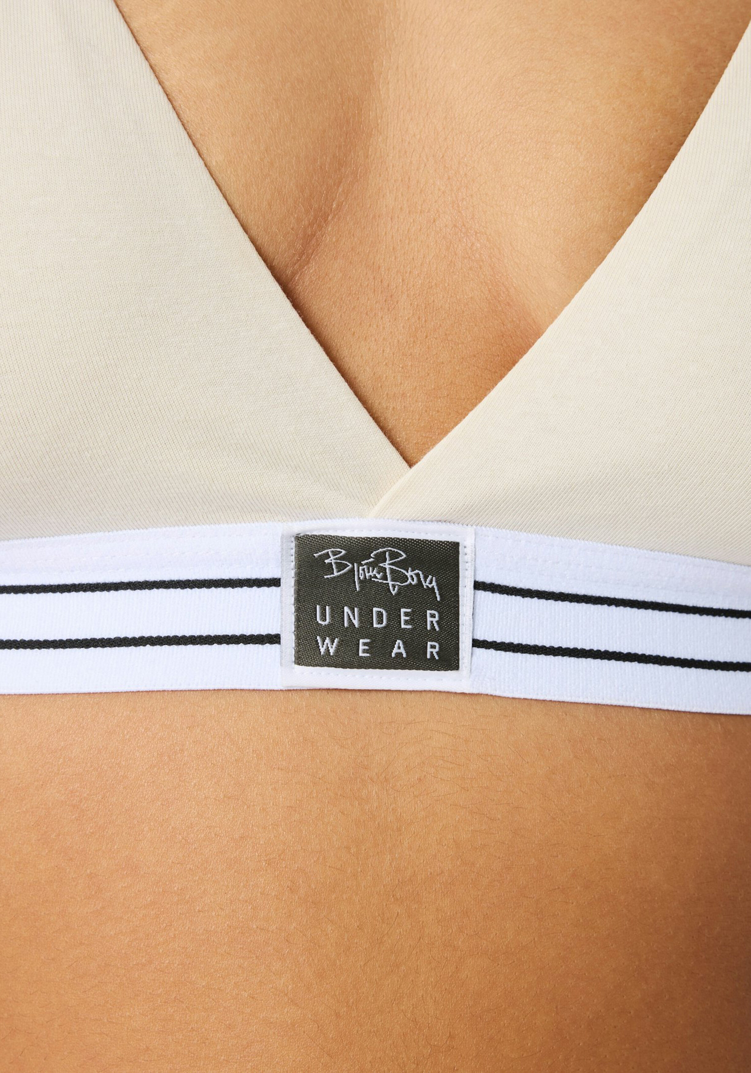 Bjorn Borg dames Original Triangle Bra, triangel BH (1-pack), beige