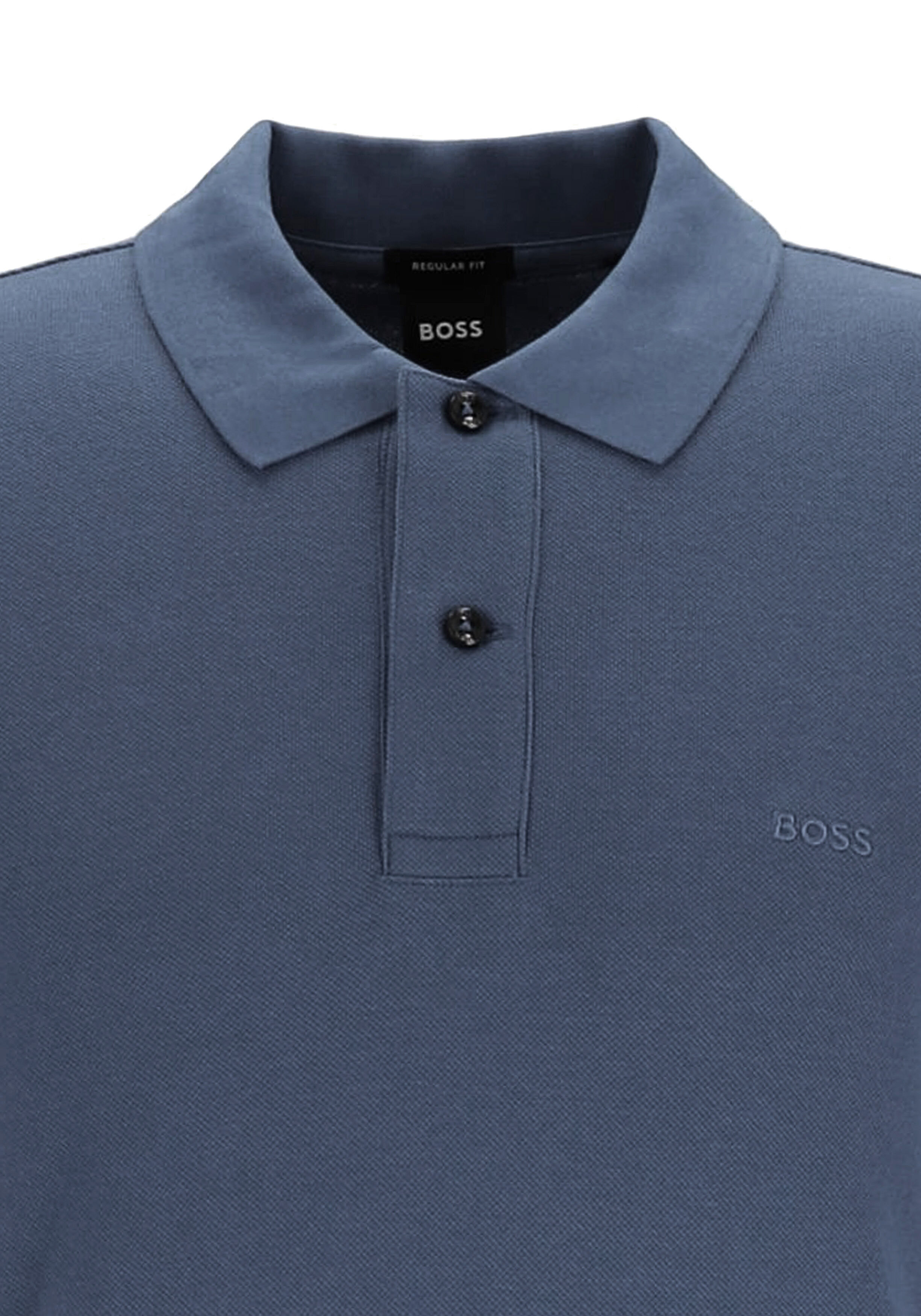 BOSS Pallas regular fit polo, pique, blauw