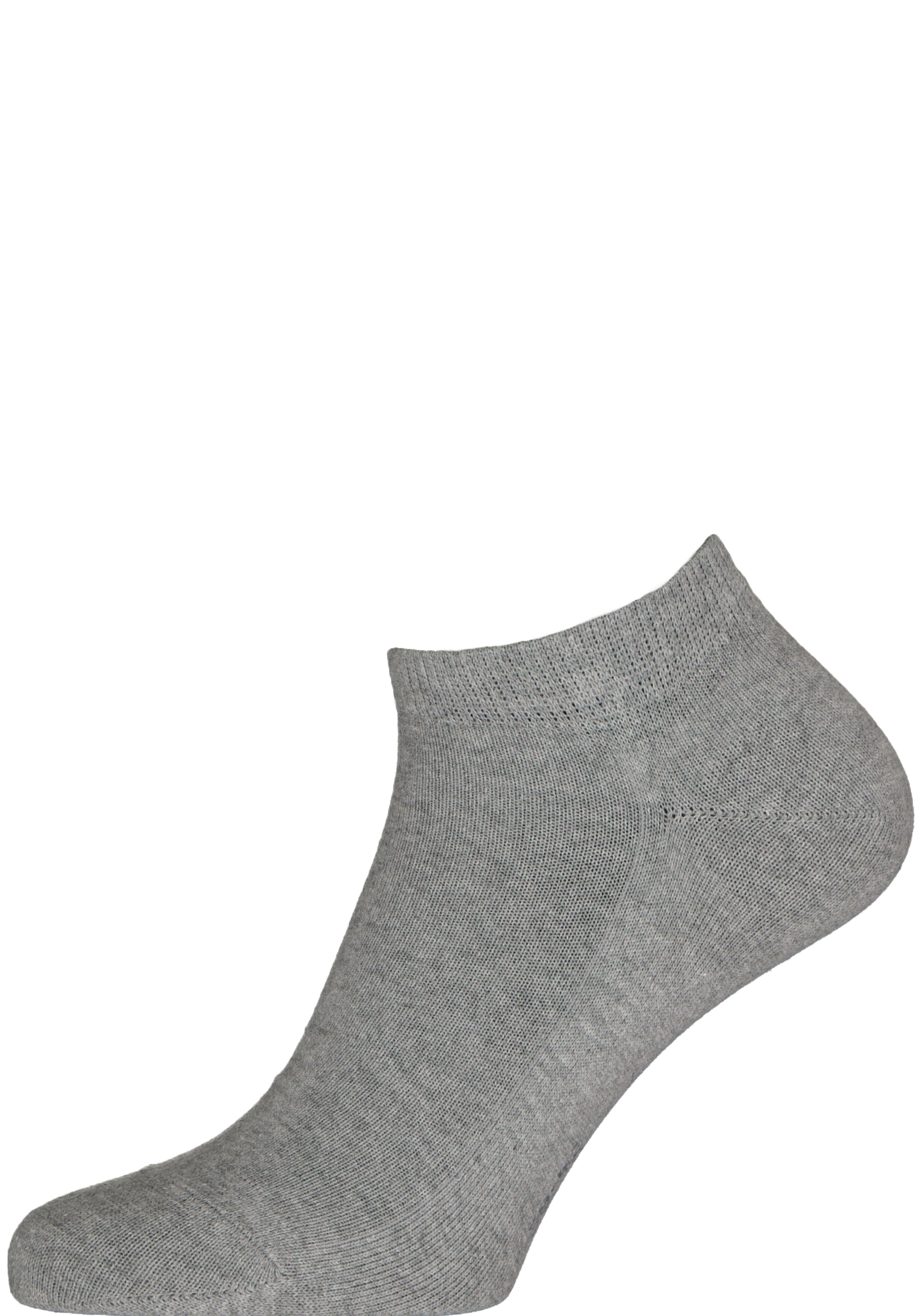 FALKE Family heren enkelsokken, lichtgrijs (light grey melange)