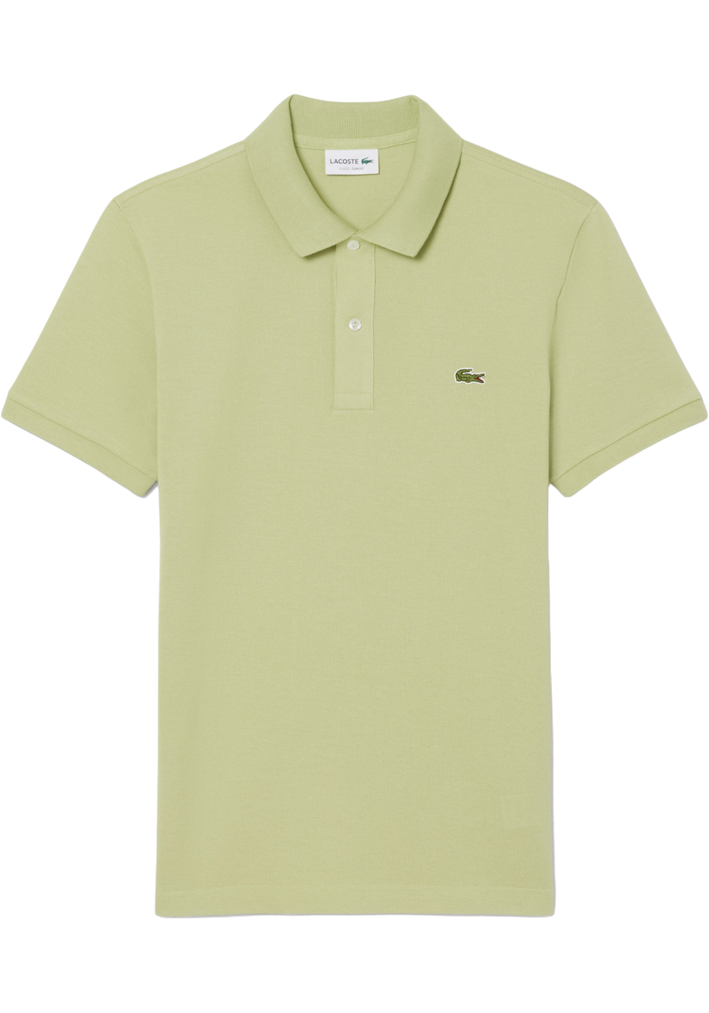 Lacoste Slim Fit polo, berkgroen