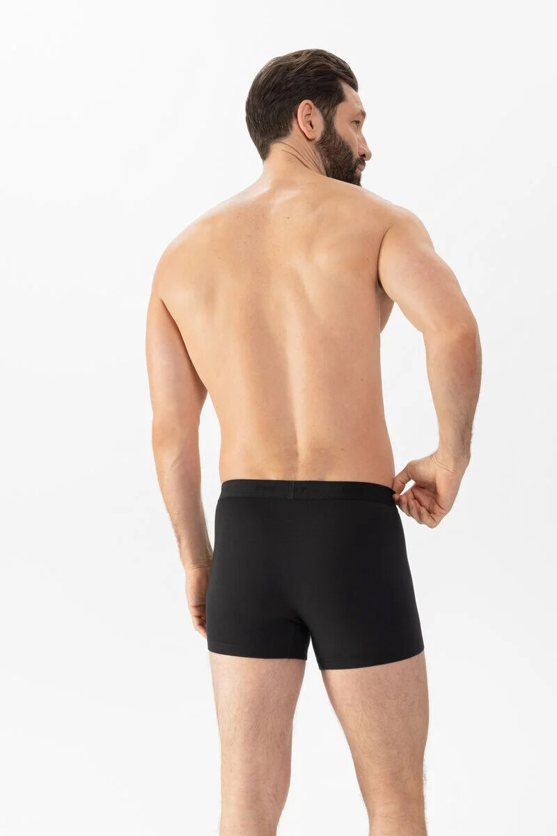 Mey heren trunk shorty Comfort Cotton, trunk boxers kort, zwart