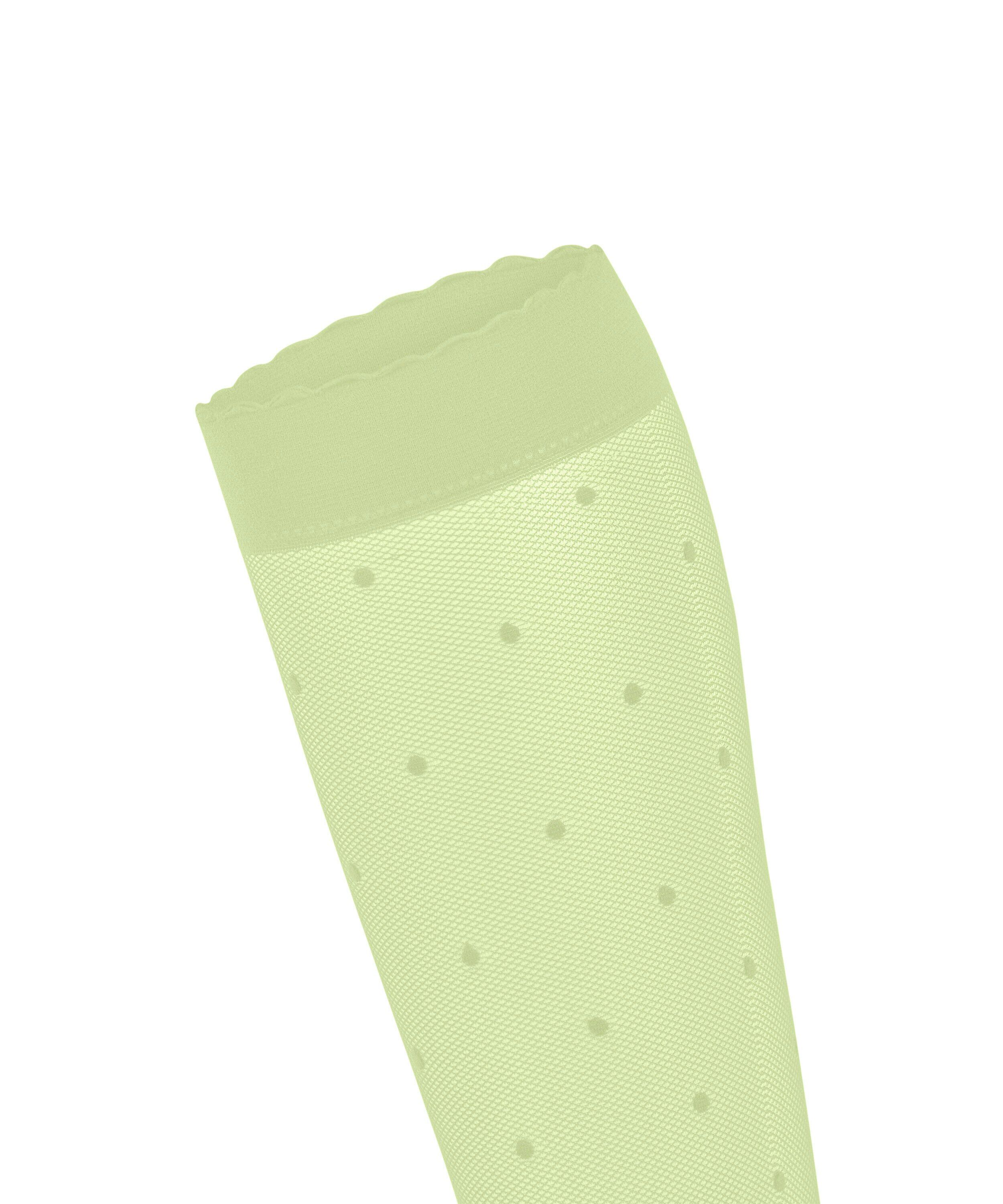 FALKE Dot 15 DEN dames kniekousen, limoengroen (lemon)