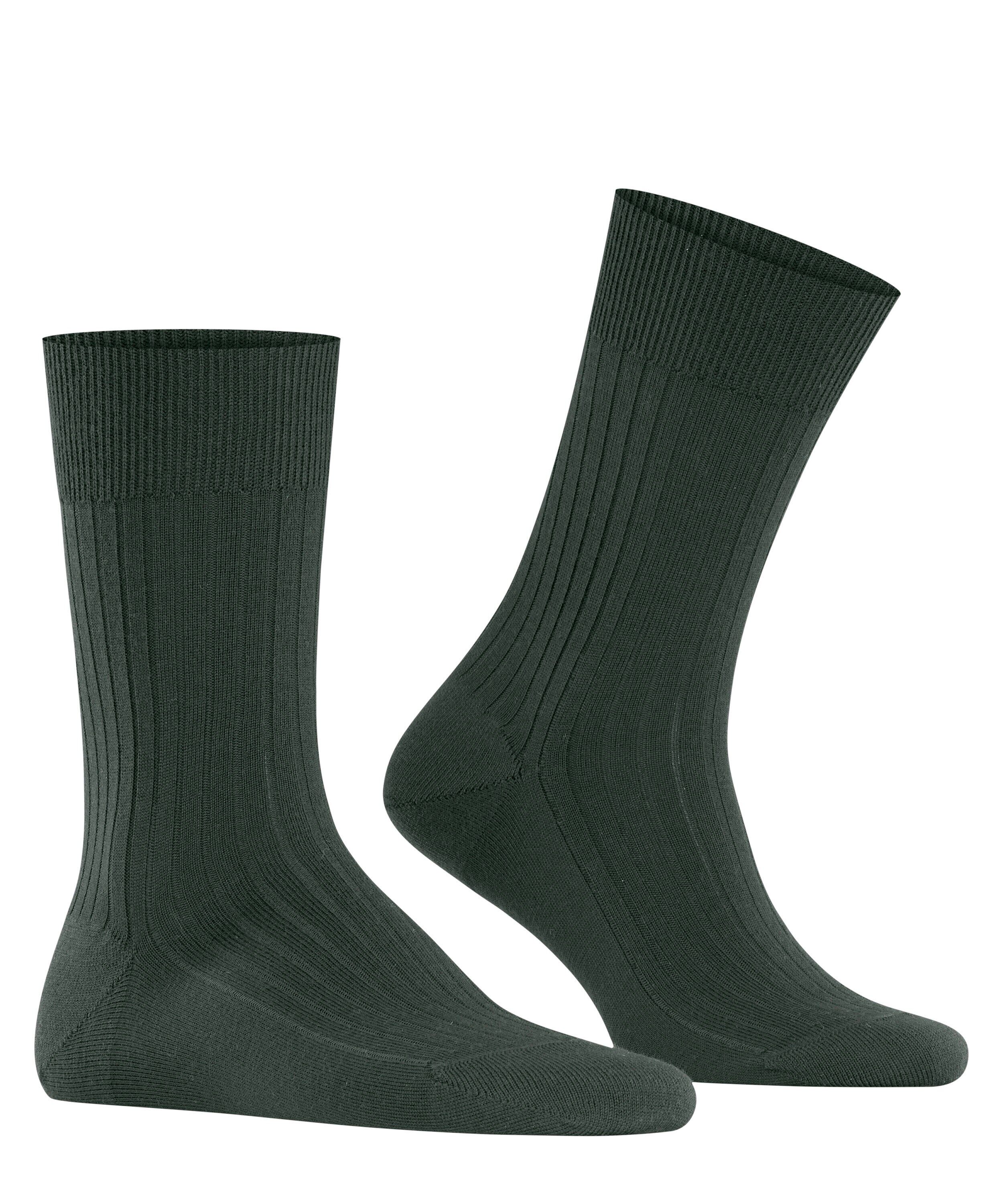 FALKE Bristol Pure herensokken, bosgroen (forest)