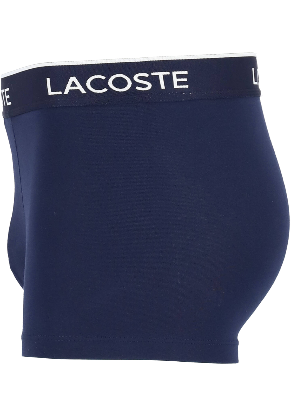 9-3665926962701-lacoste-LACOSTE_5H3401HY0_BLAUW_4fotos_HR Lacoste Boxer Trunks (3-pack), heren boxers kort, blauw met gekleurde tailleband