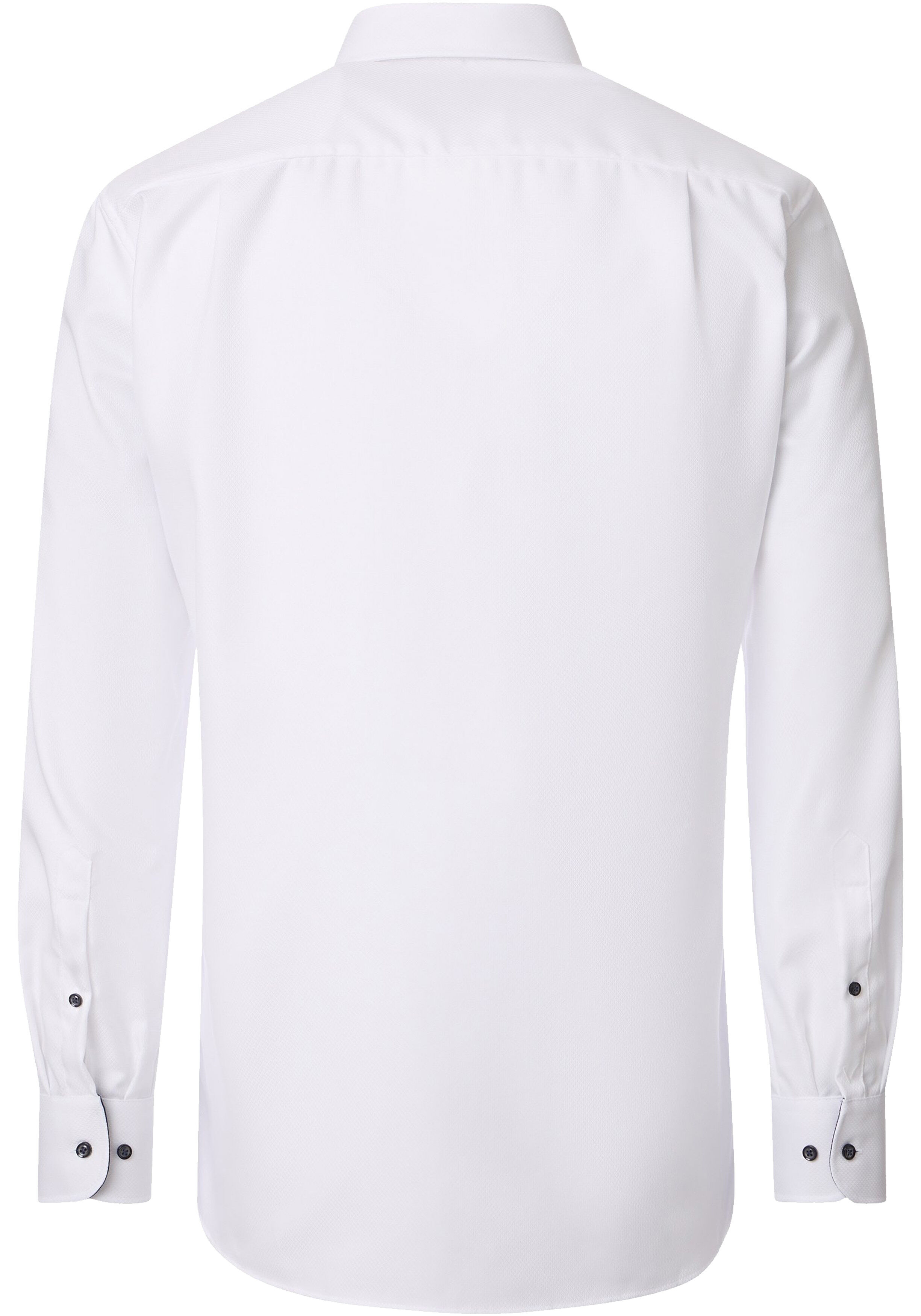 VENTI CASA MODA comfort fit overhemd, structuur, wit