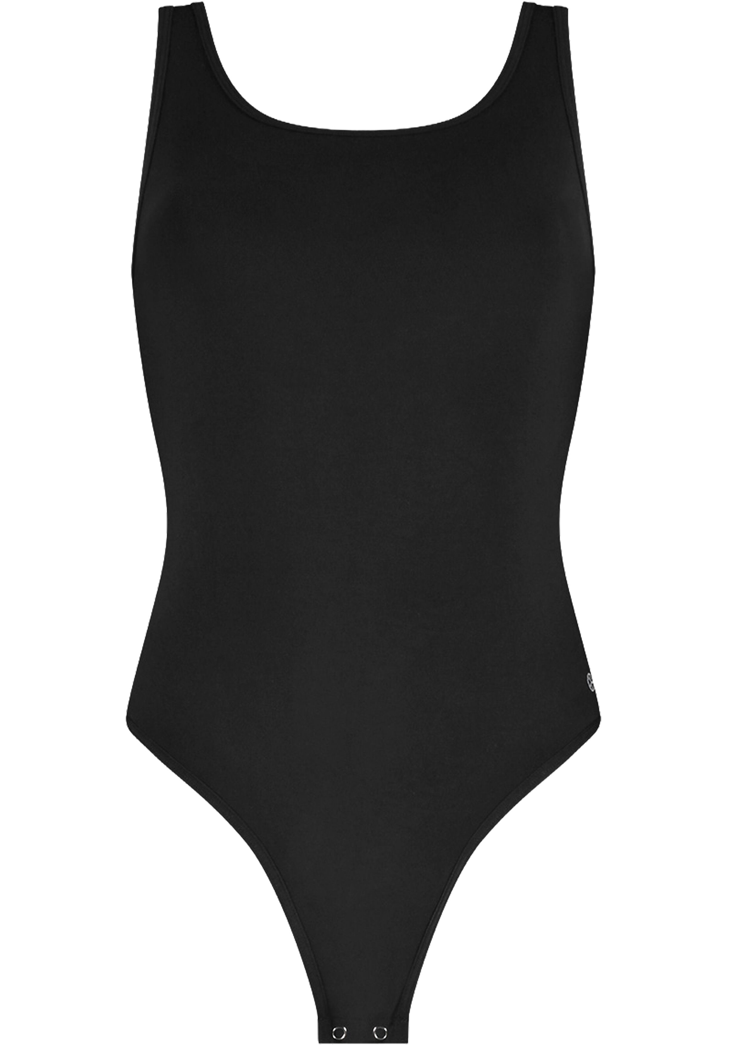 Bamboo Basics Olivia seamless bodysuit, dames body naadloos, zwart