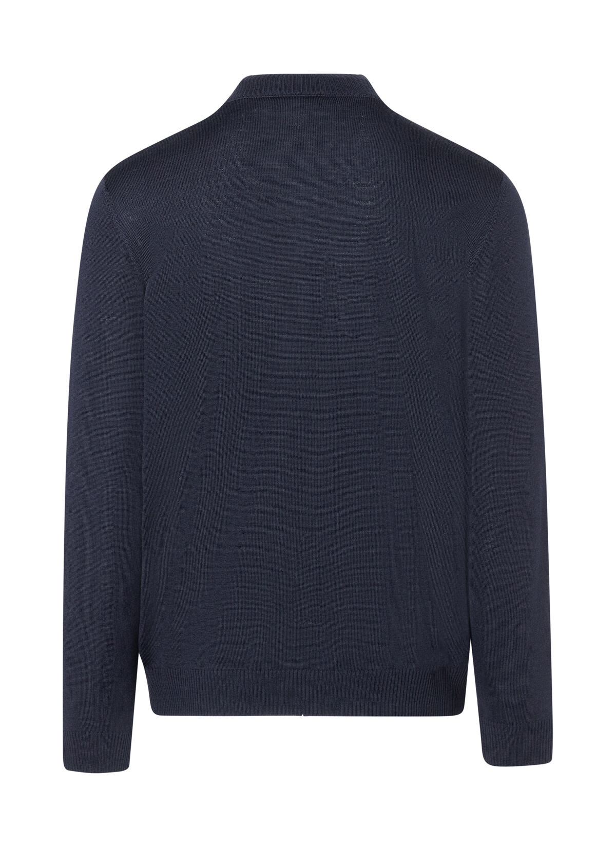 MAERZ Regular Fit heren vest met rits wol, navy blauw