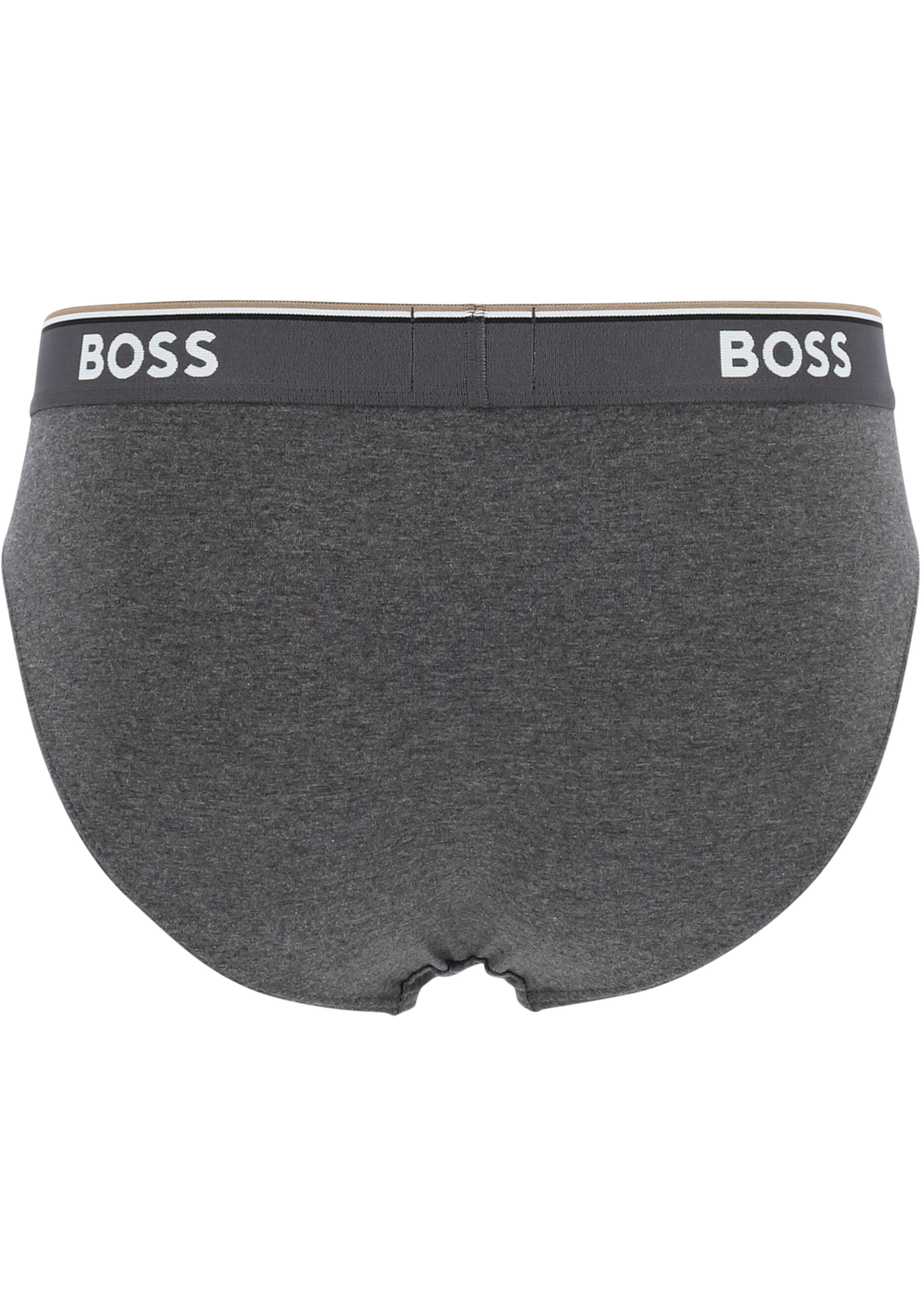 03-4063534486425_HB_Slips_3p_HR HUGO BOSS Power briefs (3-pack), heren slips, grijs, grijs, zwart