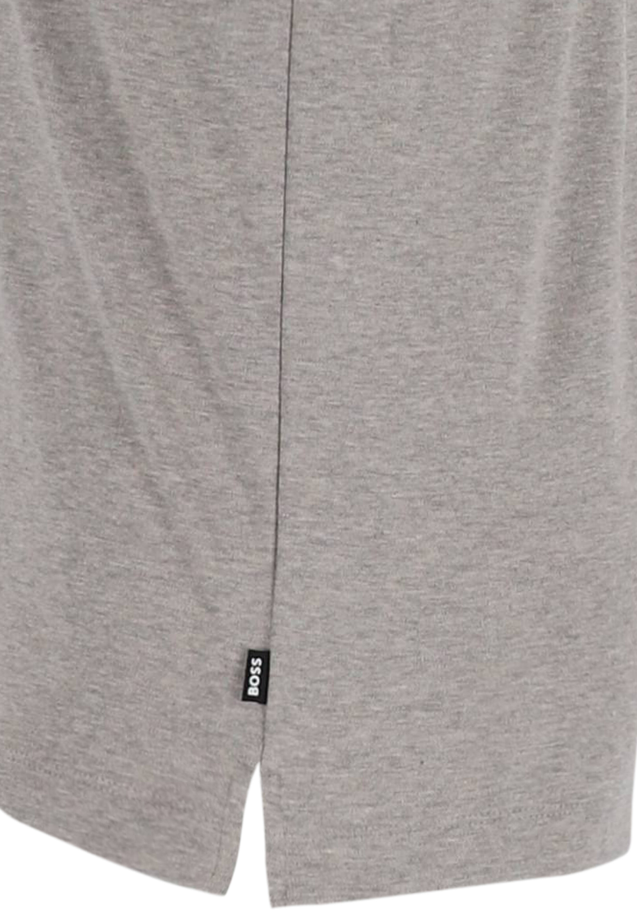 BOSS Palosh slim fit heren polo, pique, zilver