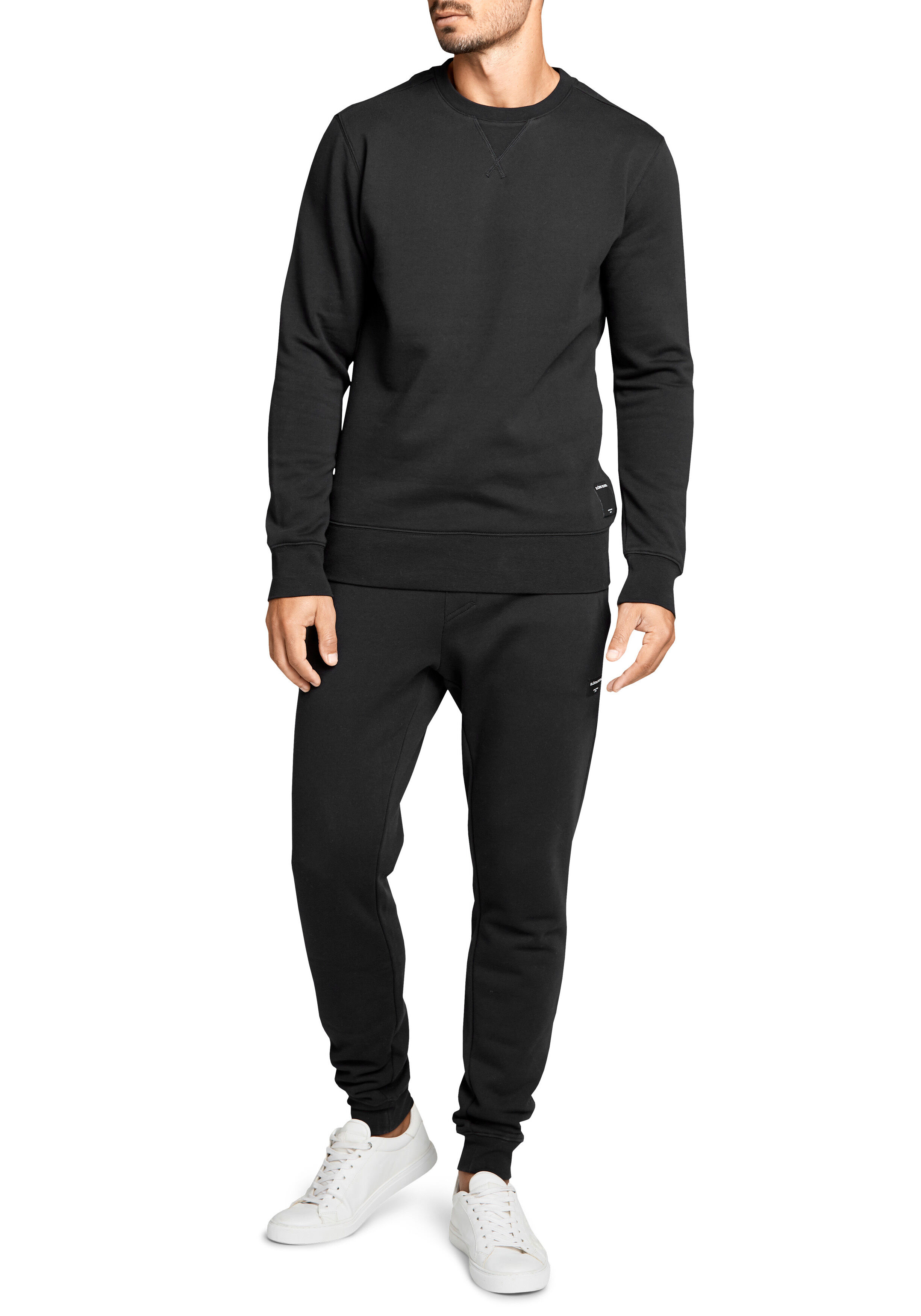 Bjorn Borg tapered pant, heren joggingbroek dik, zwart