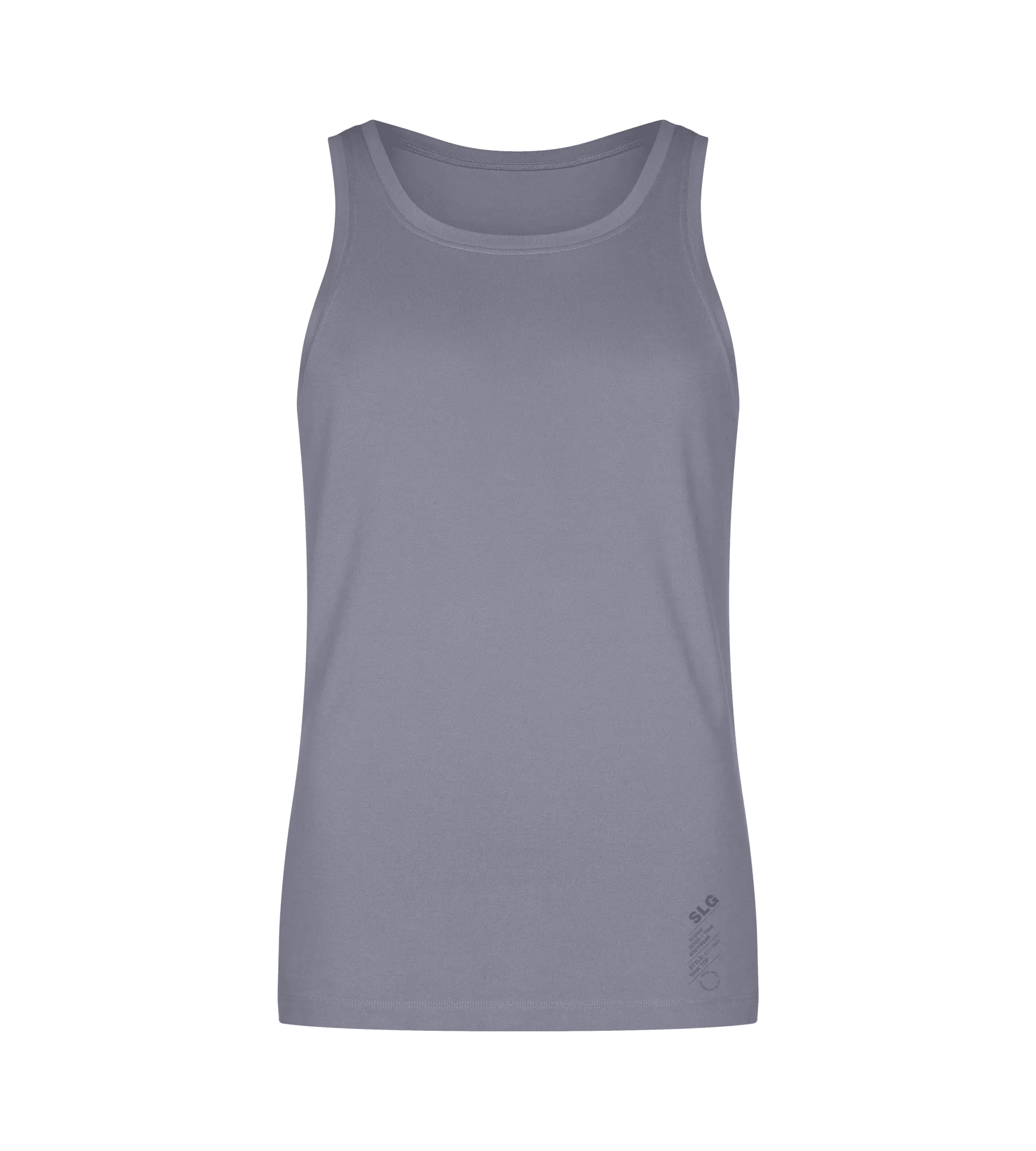 Sloggi Men SLG Base Soft Tank top, heren mouwloos T-shirt (1-pack), grijsblauw