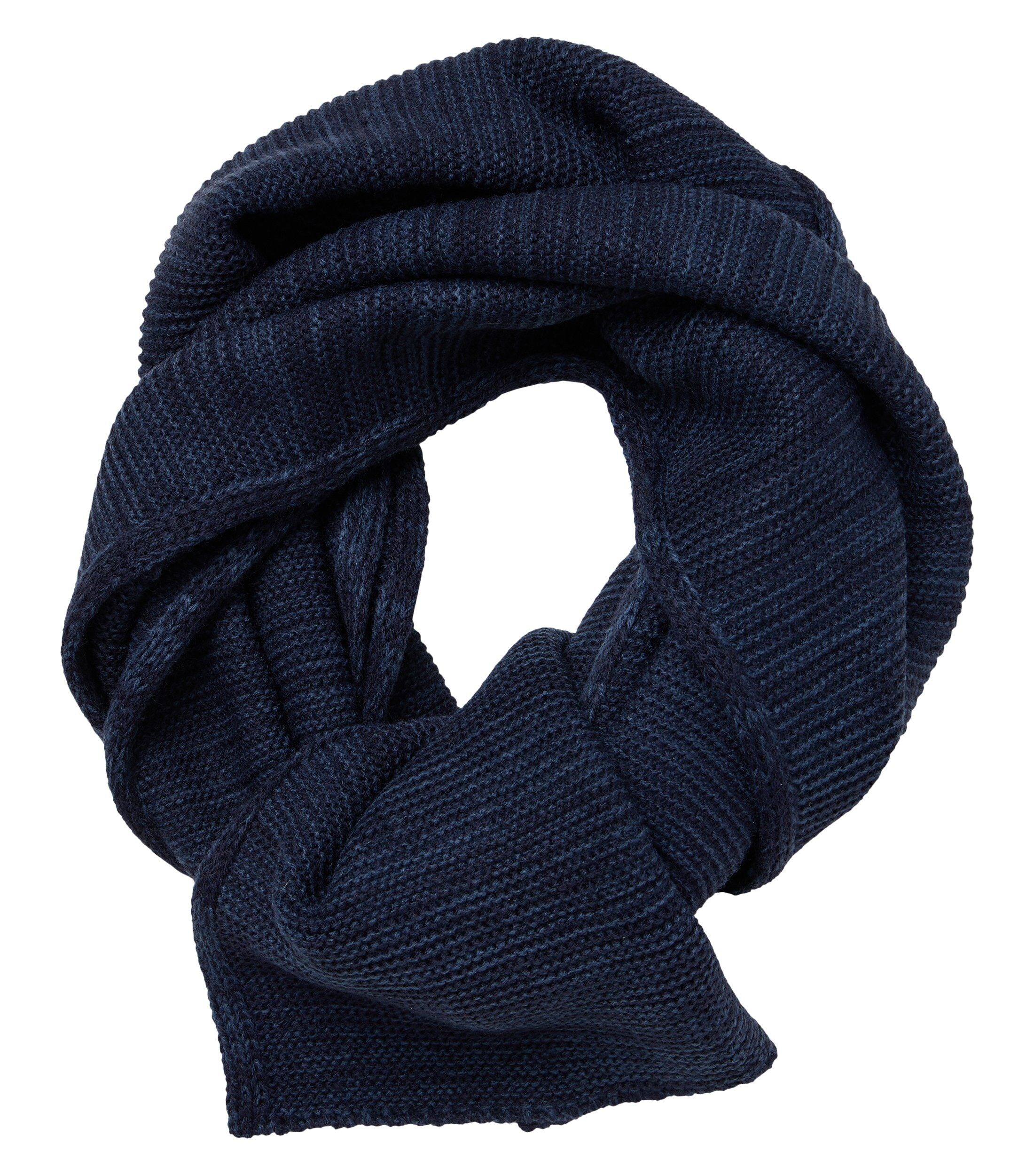 CASA MODA sjaal, donkerblauw dessin