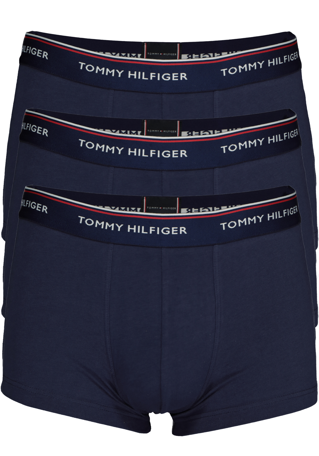 1-8718773509157_tommy-hilfiger-boxer_HR Tommy Hilfiger low rise trunk (3-pack), lage heren boxers kort, blauw