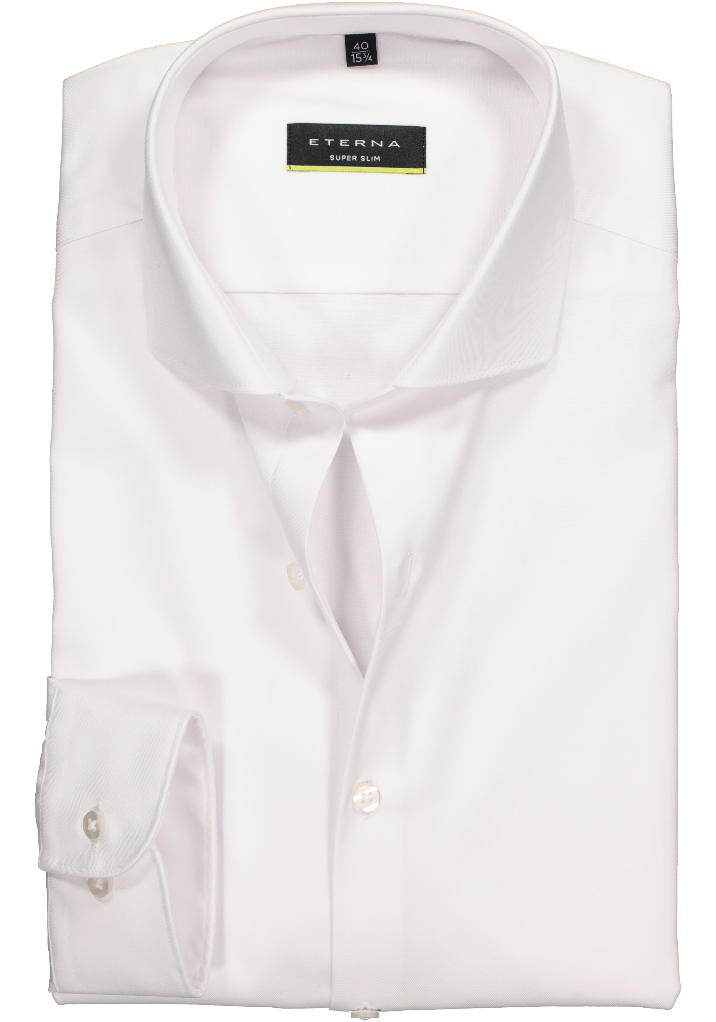 ETERNA super slim fit overhemd, niet doorschijnend twill, wit