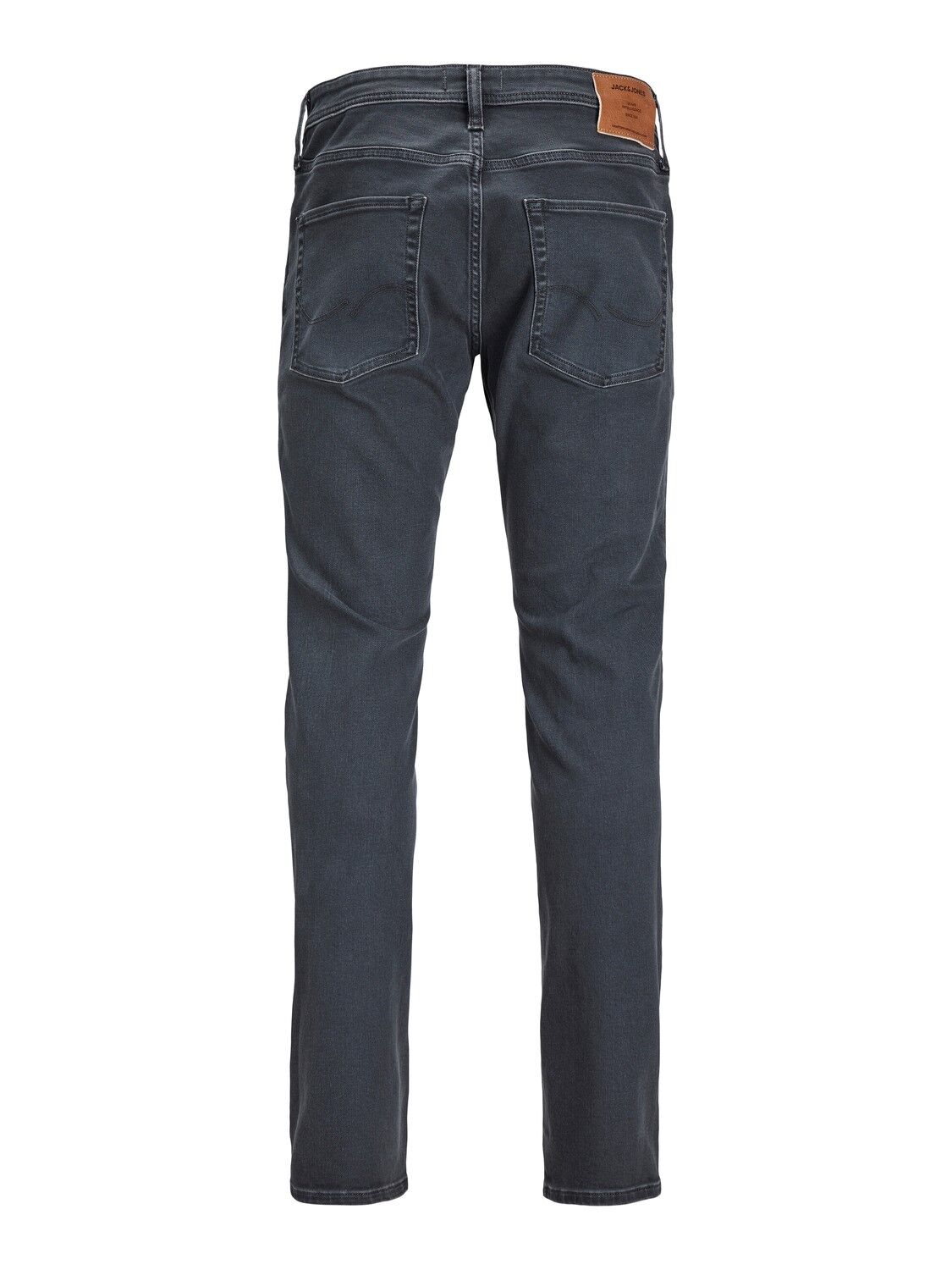 JACK & JONES Tim Original slim fit, heren jeans, donkergrijs